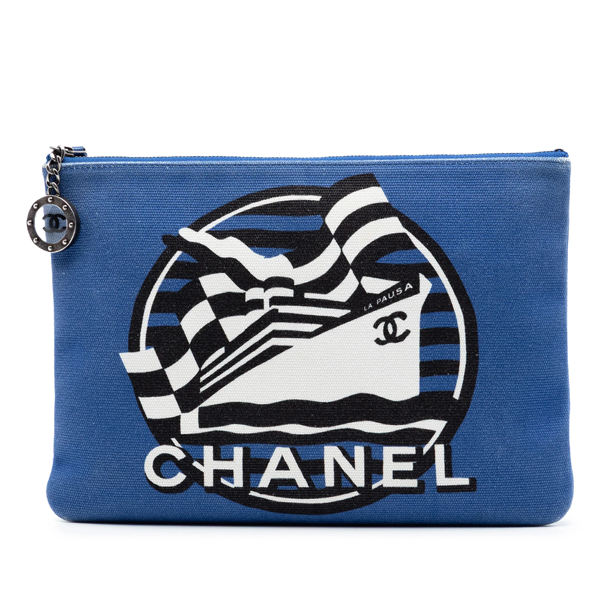 La Pausa Bay Pouch Printed Canvas