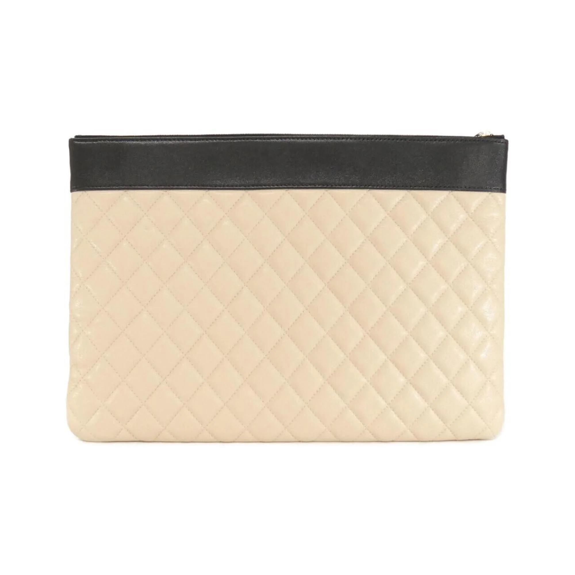 Mademoiselle Vintage O Case Clutch Quilted Sheepskin Large - Image 2