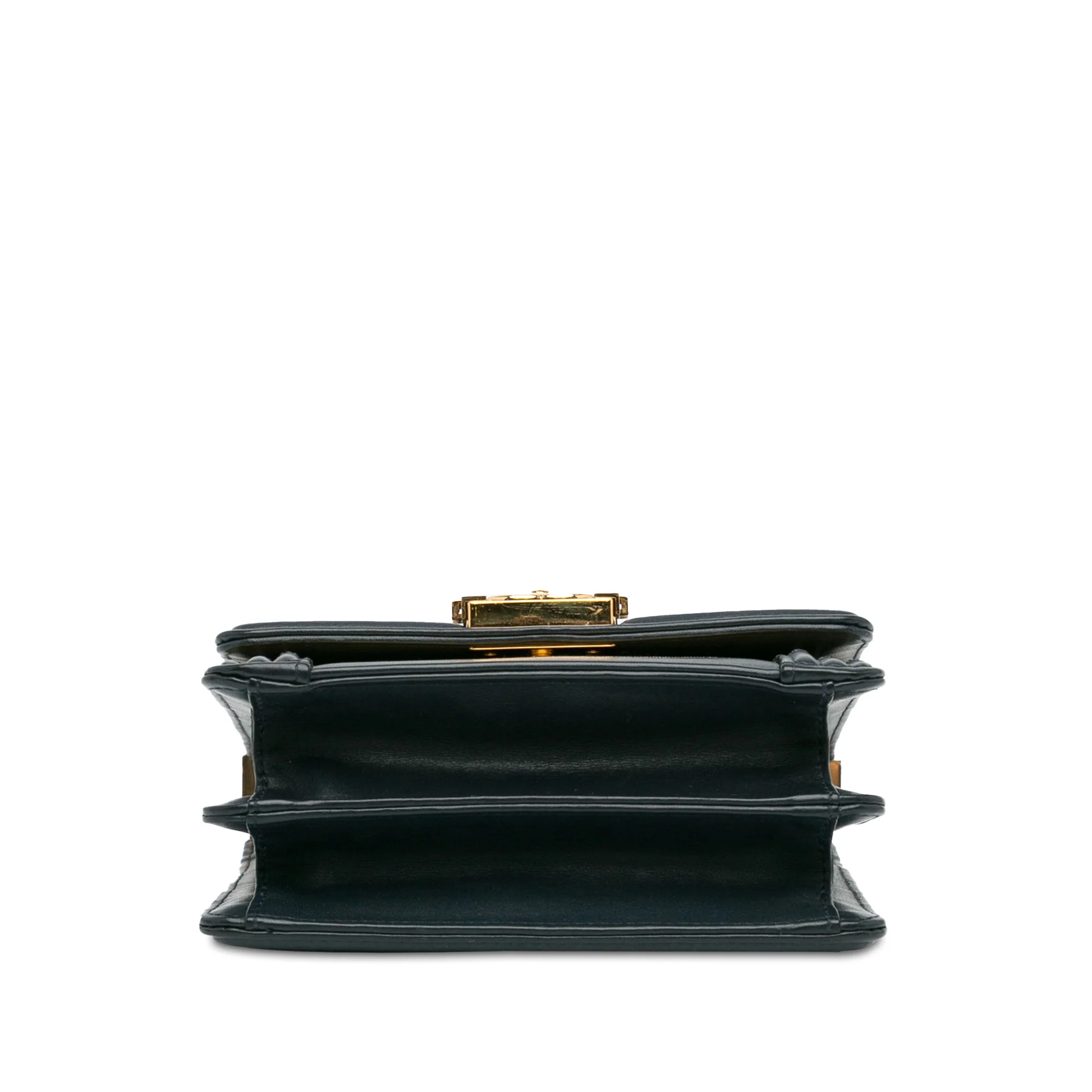 Paris-New York North South Boy Flap Bag Striped Lambskin Small - Image 5