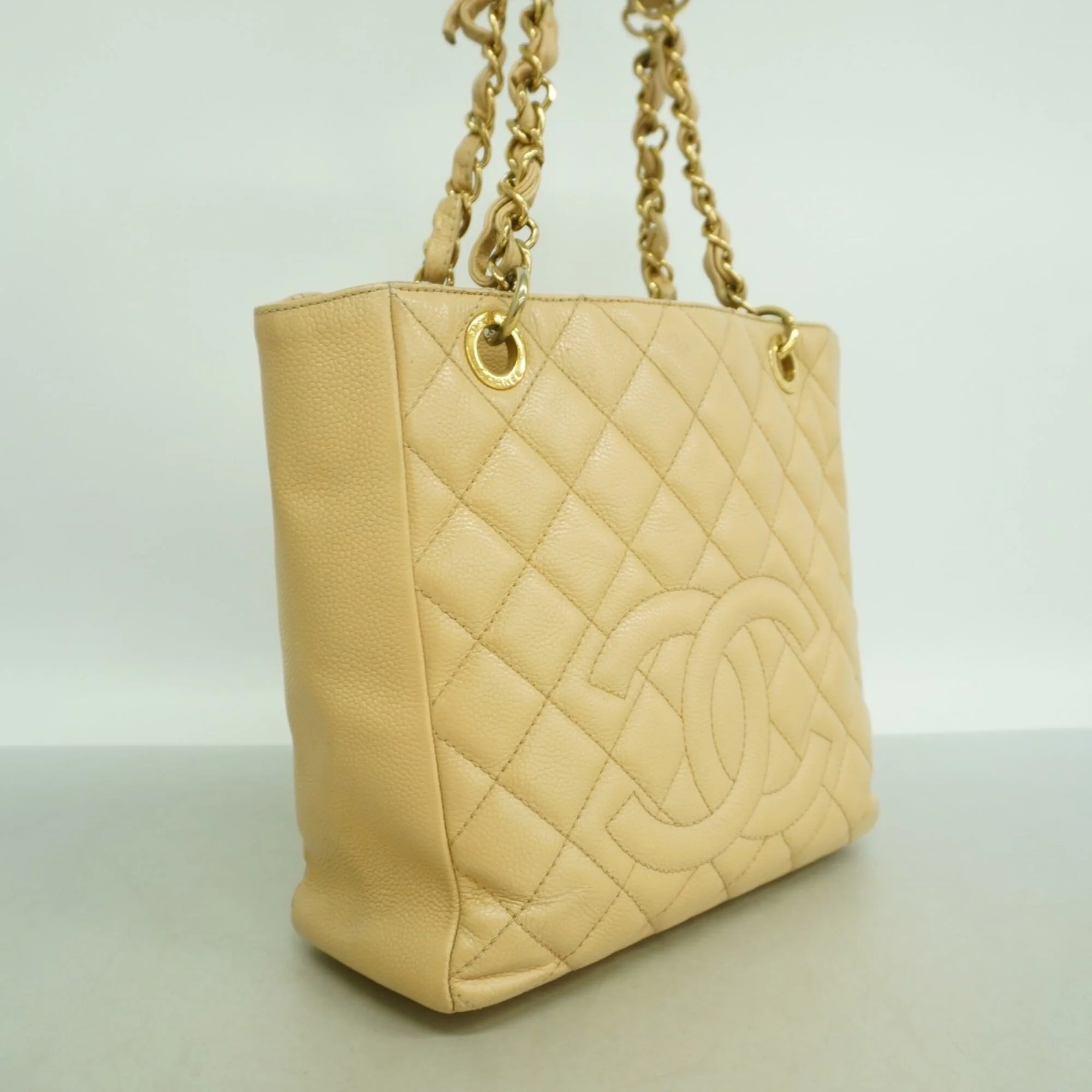 Petite Shopping Tote Quilted Caviar - Image 2