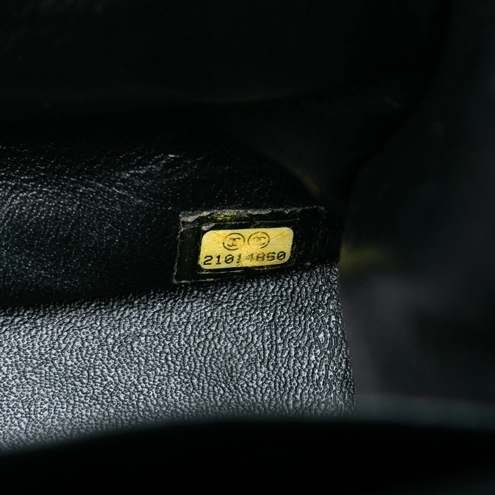 So Black Classic Double Flap Bag Chevron Lambskin Jumbo - Image 6
