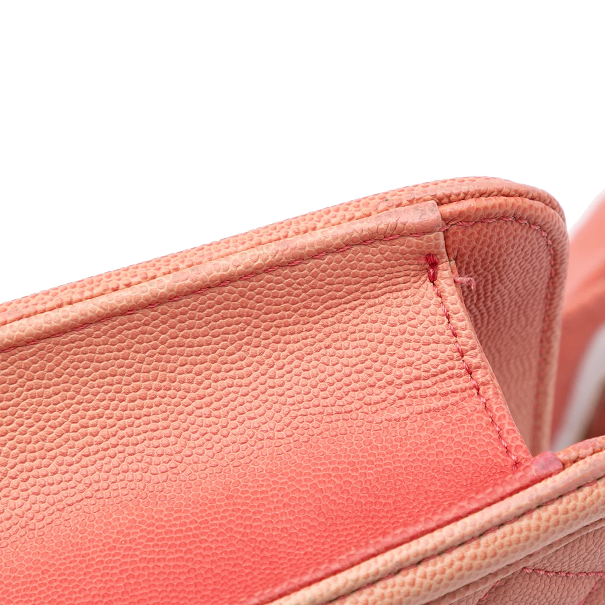 Sunset On The Sea Flap Bag Quilted Caviar Medium - Image 8
