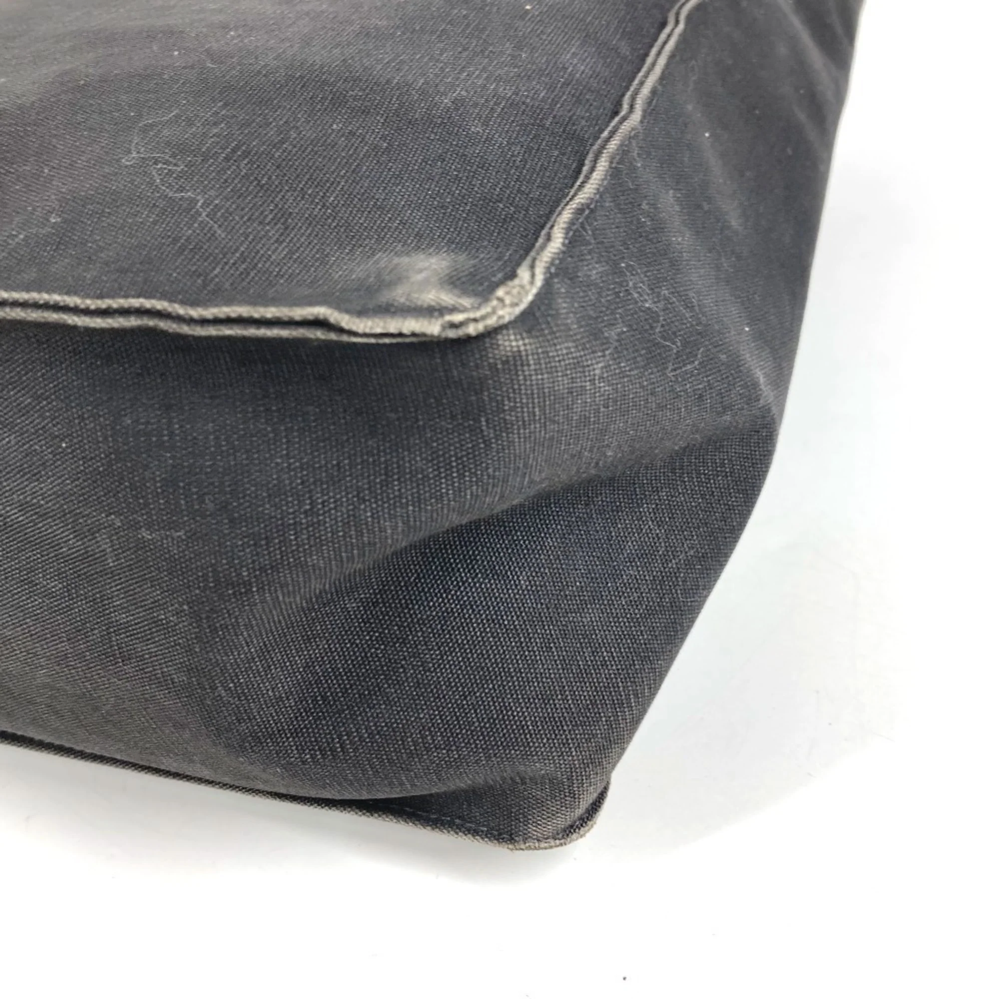 Vintage CC Chain Tote Canvas Large - Image 4