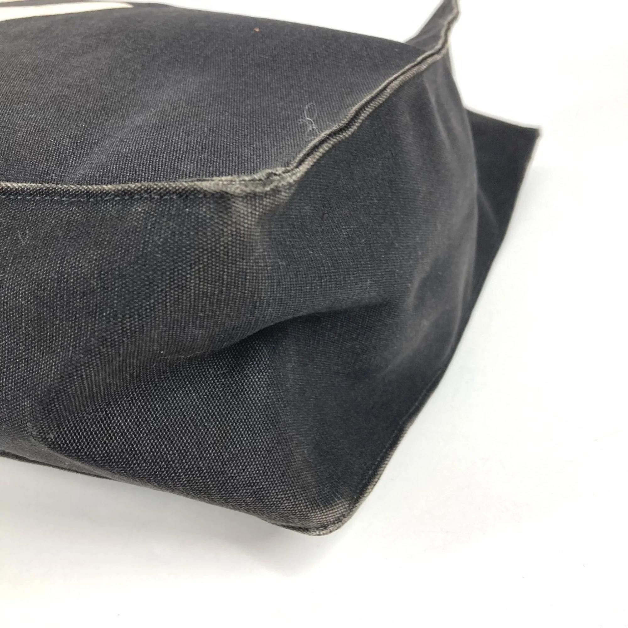 Vintage CC Chain Tote Canvas Large - Image 6