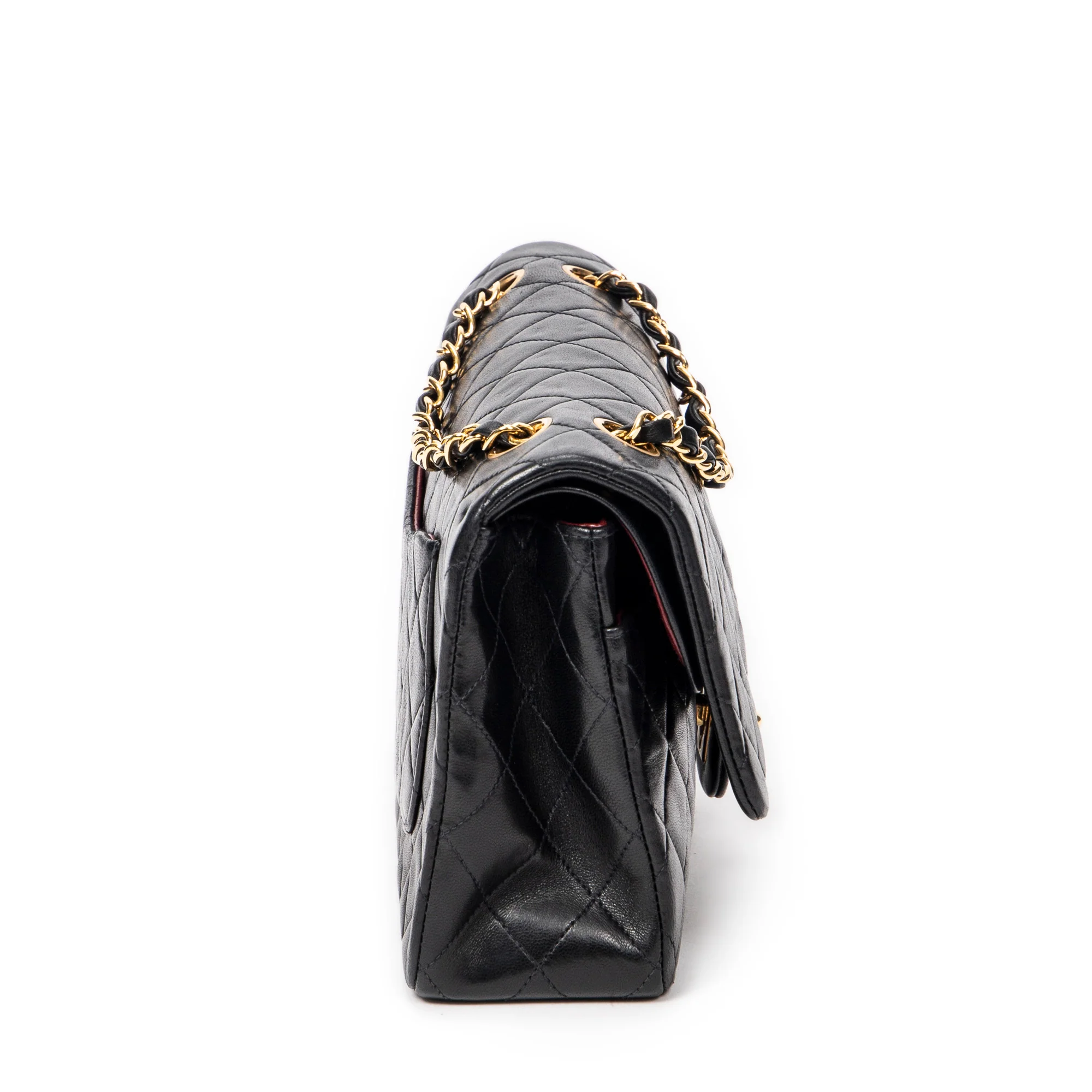 Vintage Classic Double Flap Bag Quilted Lambskin Medium - Image 4