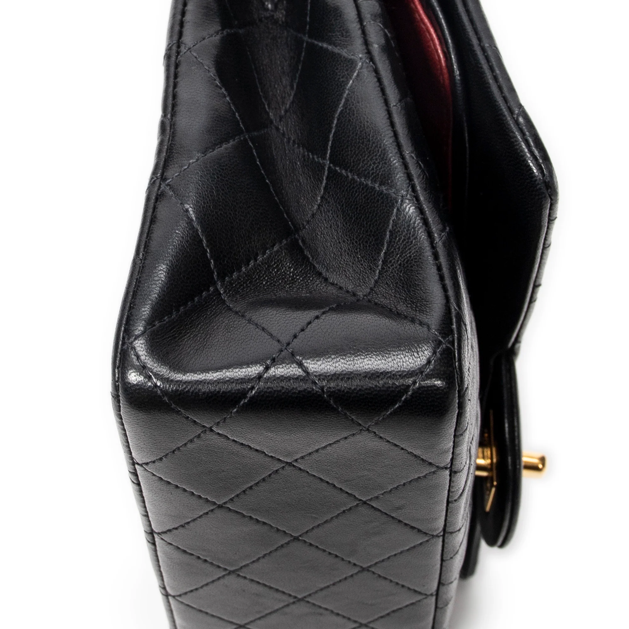 Vintage Classic Double Flap Bag Quilted Lambskin Medium - Image 7
