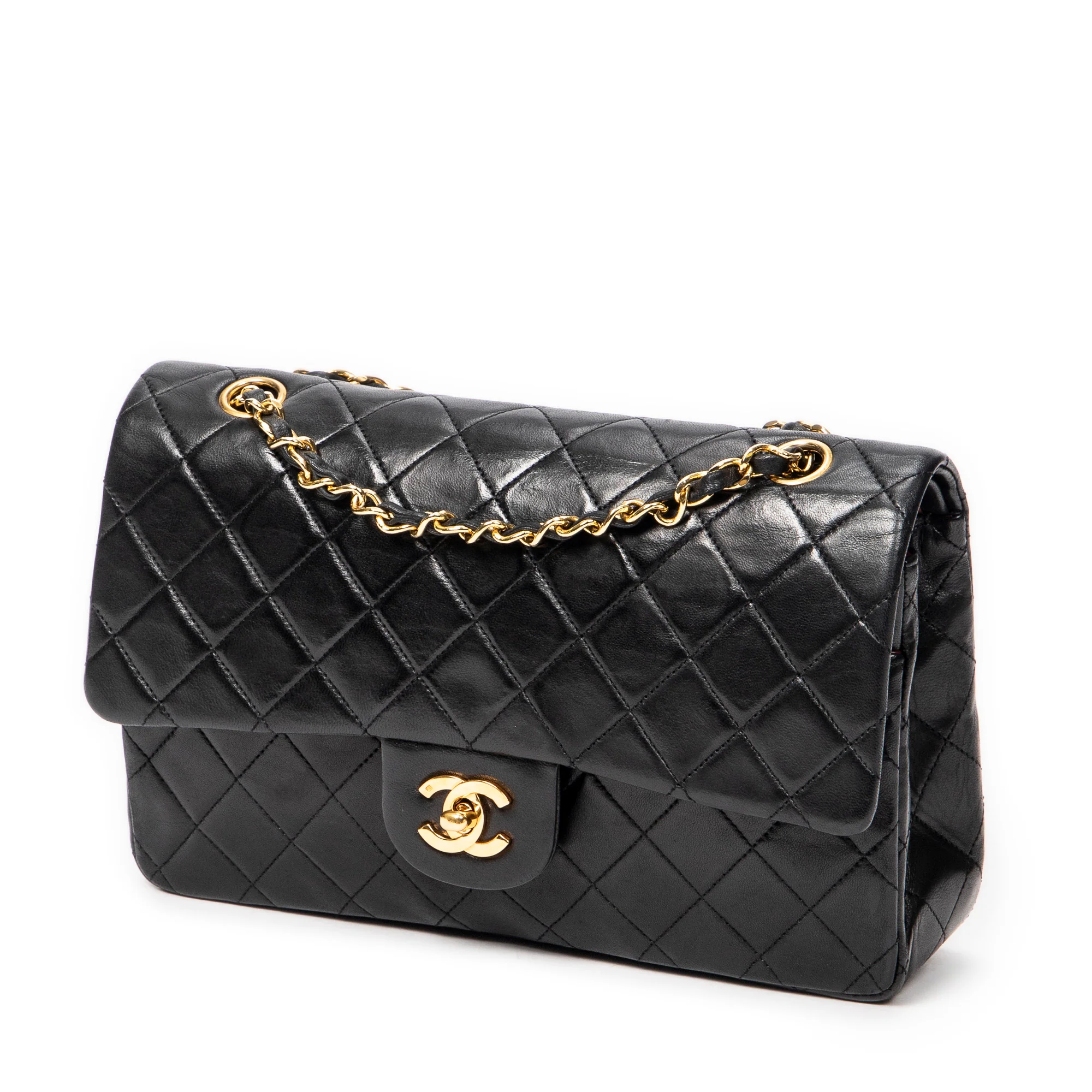 Vintage Classic Double Flap Bag Quilted Lambskin Medium - Image 2