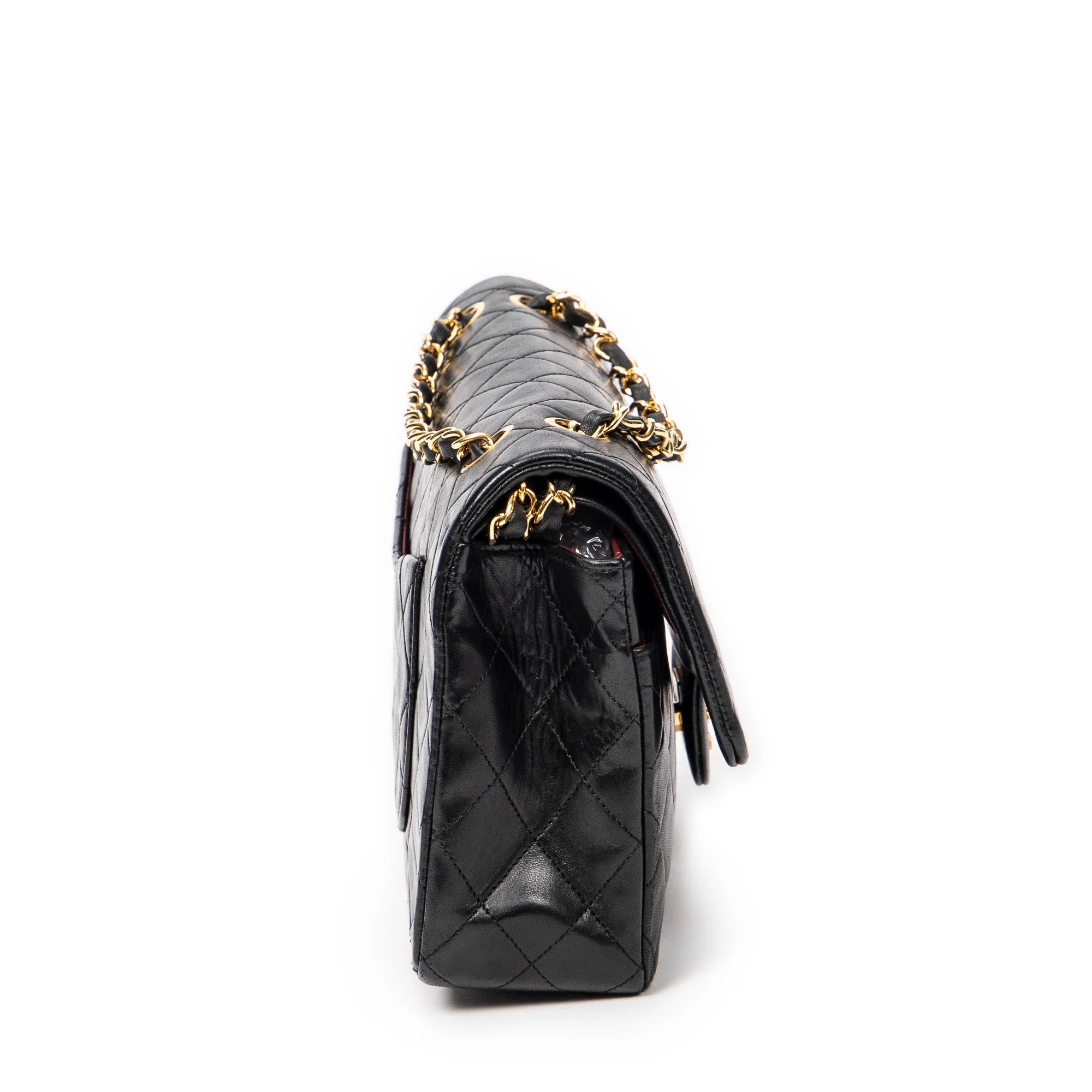 Vintage Classic Double Flap Bag Quilted Lambskin Medium - Image 4