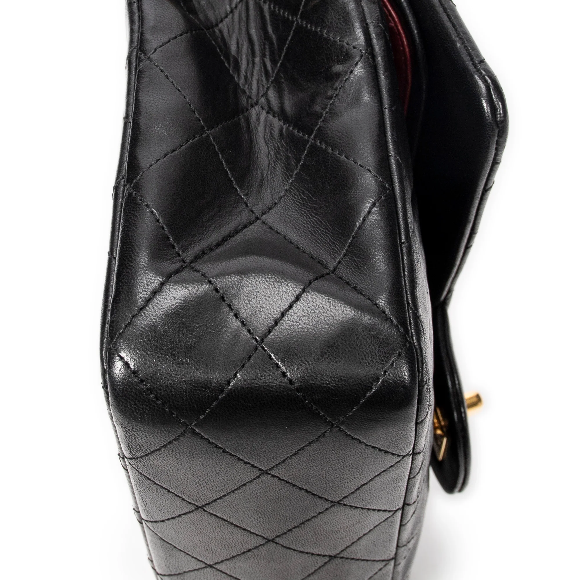 Vintage Classic Double Flap Bag Quilted Lambskin Medium - Image 7