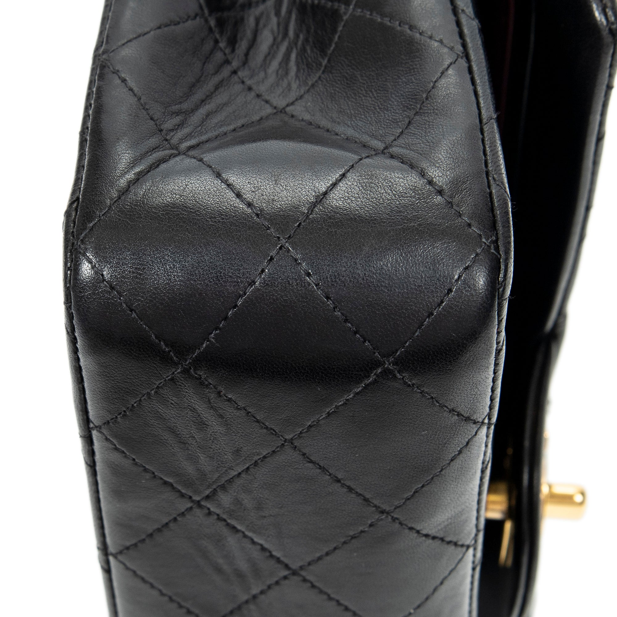 Vintage Classic Double Flap Bag Quilted Lambskin Medium - Image 8