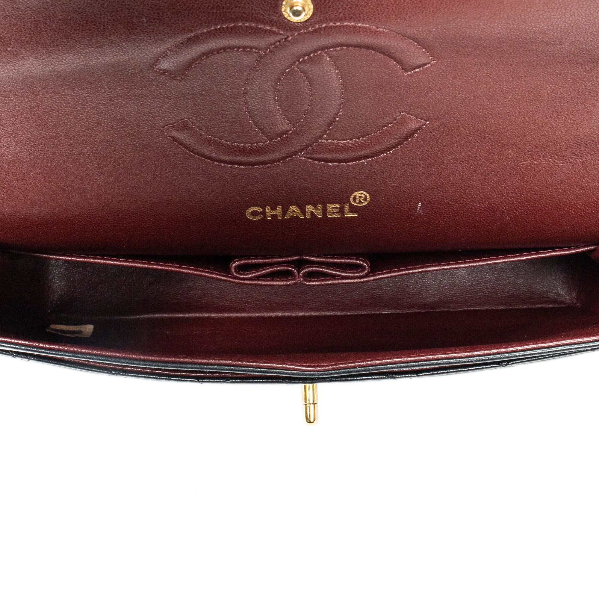 Vintage Classic Double Flap Bag Quilted Lambskin Medium - Image 9