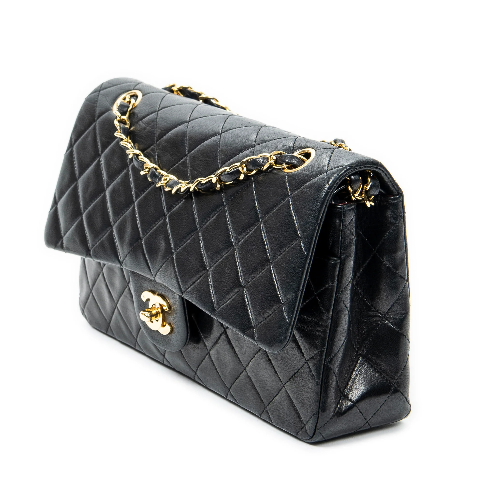 Vintage Classic Double Flap Bag Quilted Lambskin Medium - Image 2