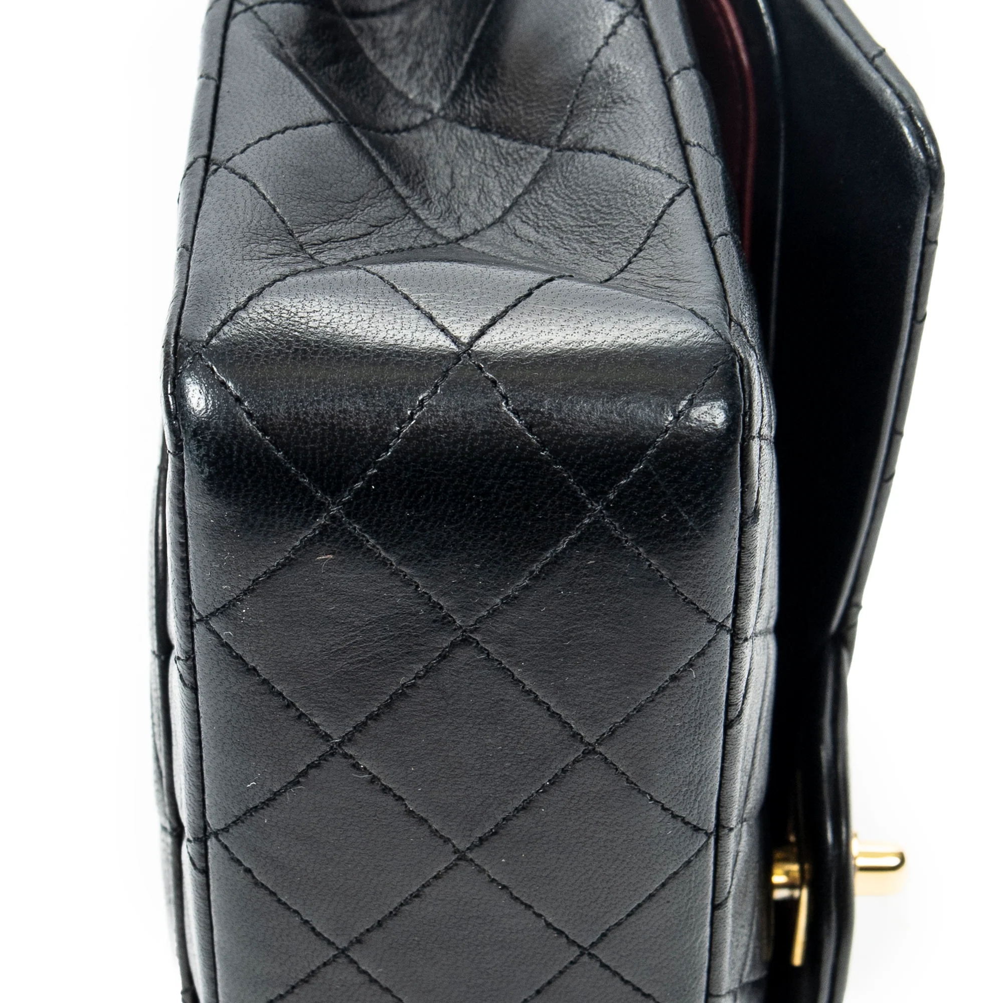 Vintage Classic Double Flap Bag Quilted Lambskin Medium - Image 8