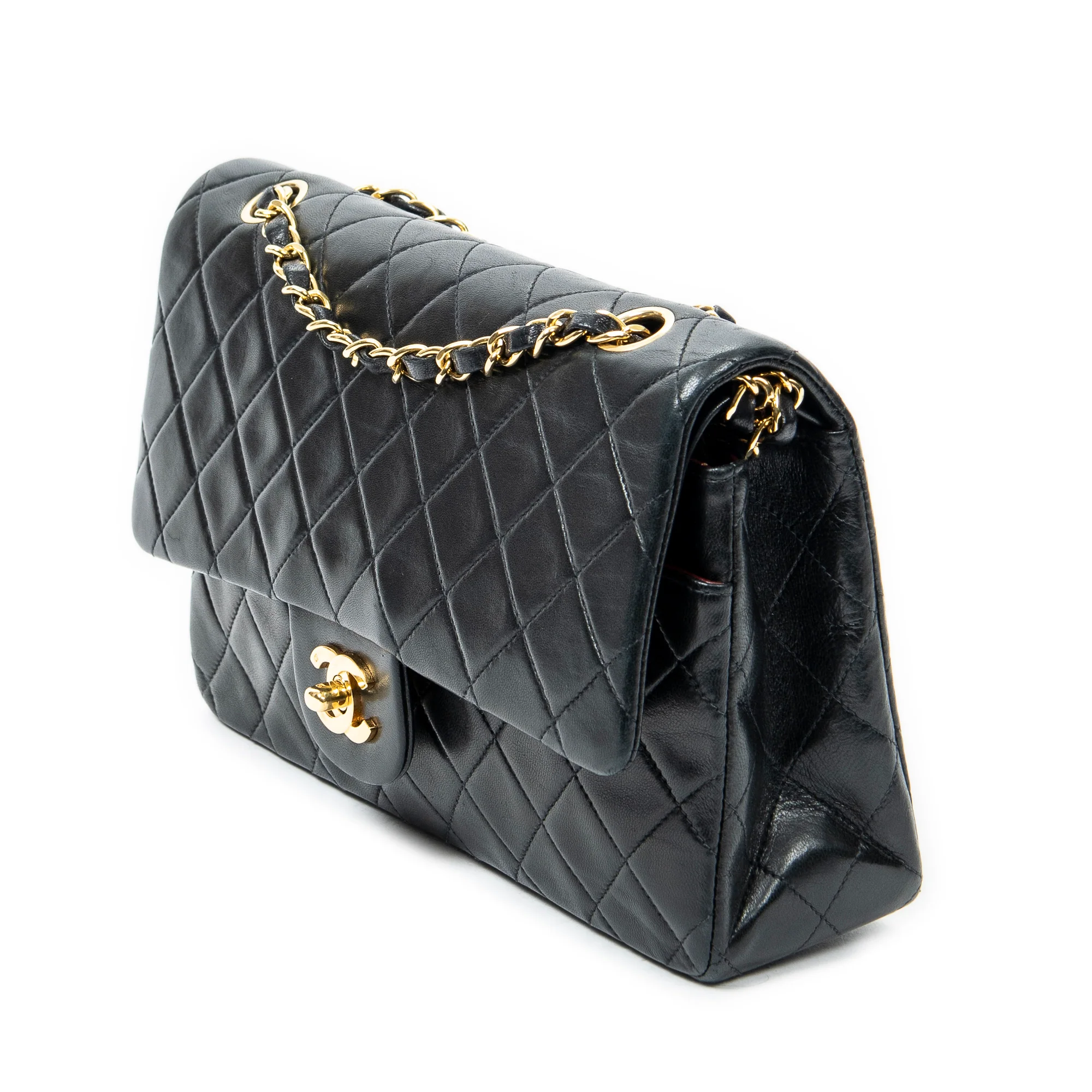 Vintage Classic Double Flap Bag Quilted Lambskin Medium - Image 2