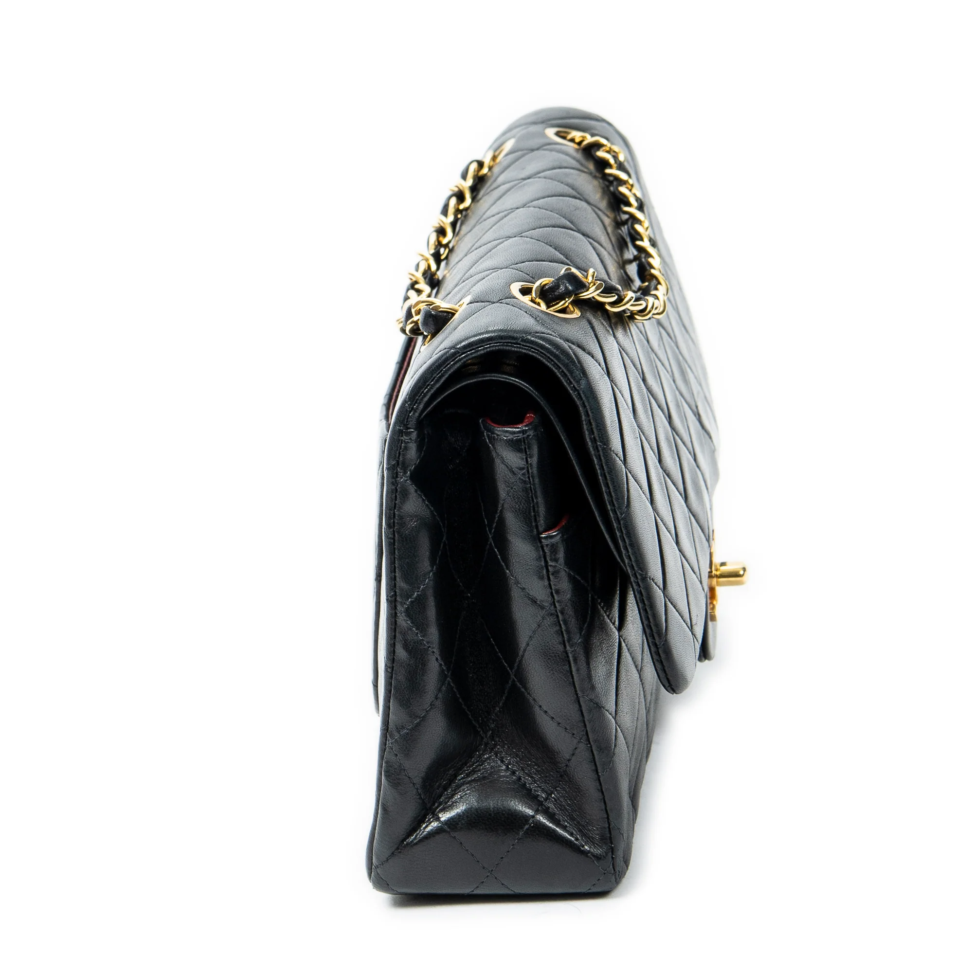 Vintage Classic Double Flap Bag Quilted Lambskin Medium - Image 4