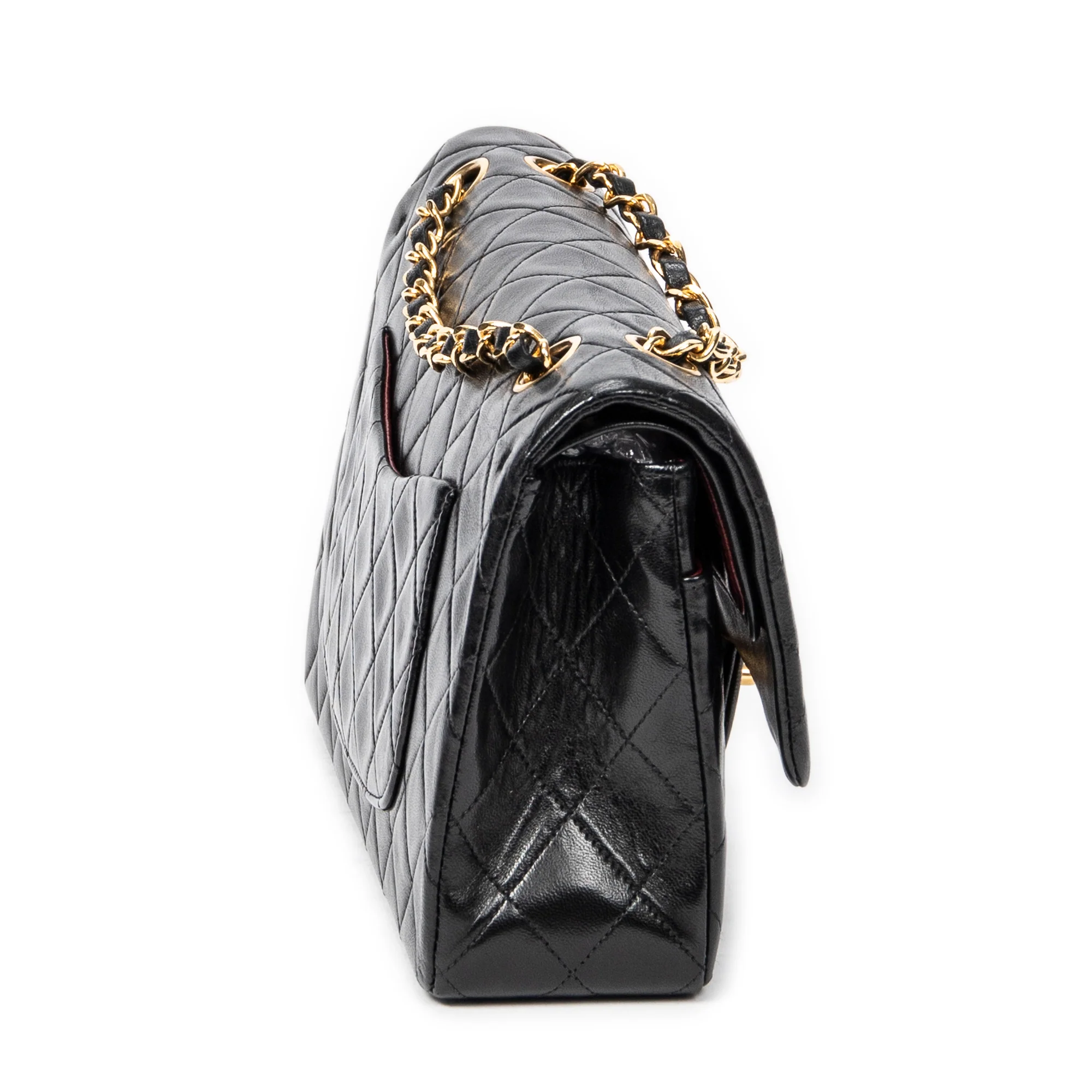 Vintage Classic Double Flap Bag Quilted Lambskin Medium - Image 4