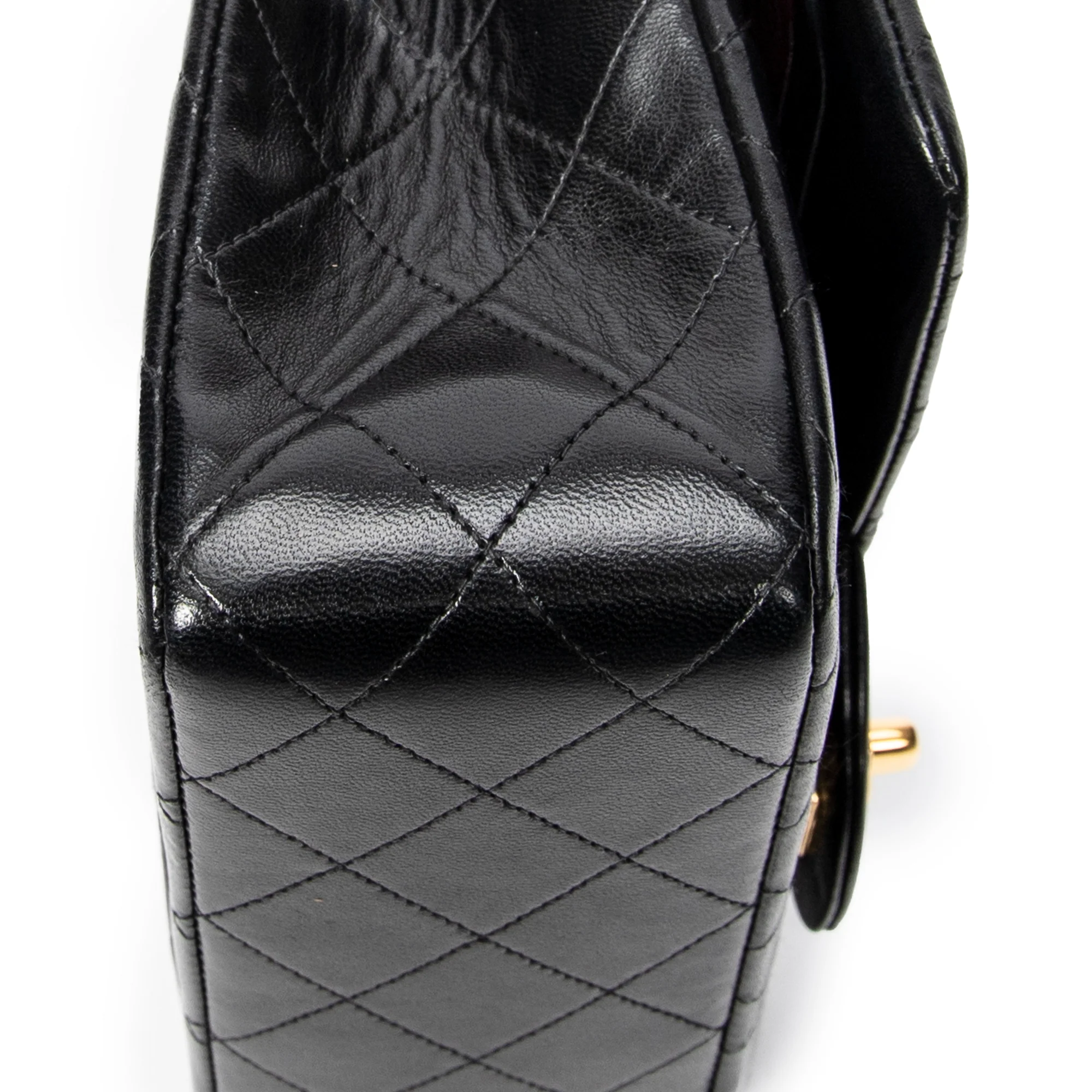 Vintage Classic Double Flap Bag Quilted Lambskin Medium - Image 7