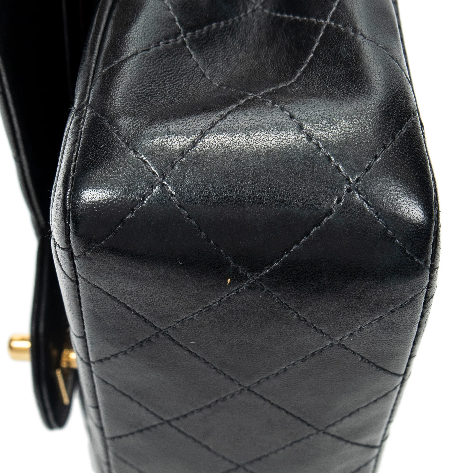 Vintage Classic Double Flap Bag Quilted Lambskin Medium - Image 7
