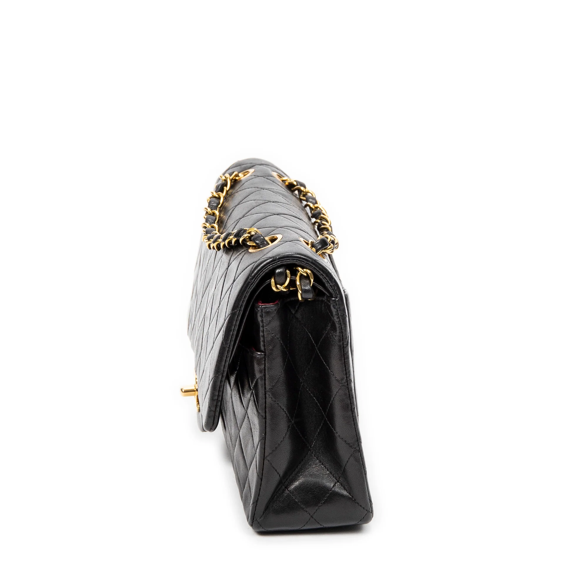 Vintage Classic Double Flap Bag Quilted Lambskin Medium - Image 3