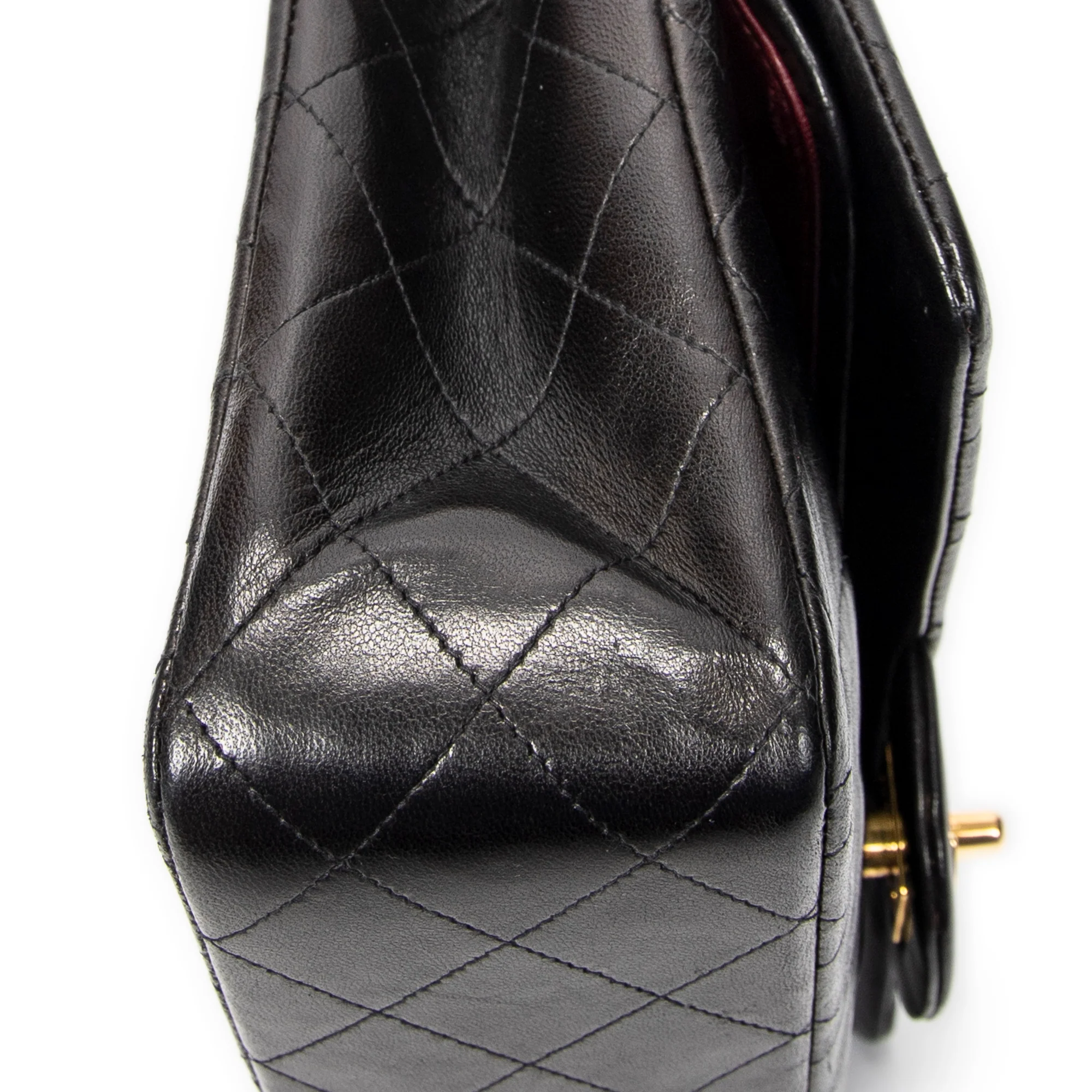 Vintage Classic Double Flap Bag Quilted Lambskin Medium - Image 7