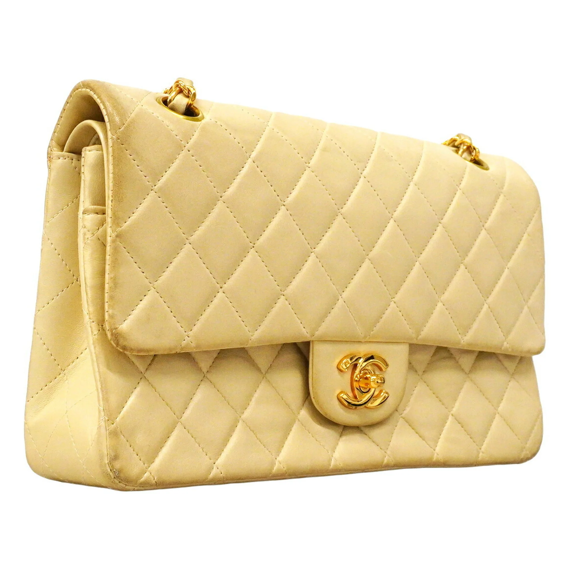 Vintage Classic Double Flap Bag Quilted Lambskin Medium - Image 2