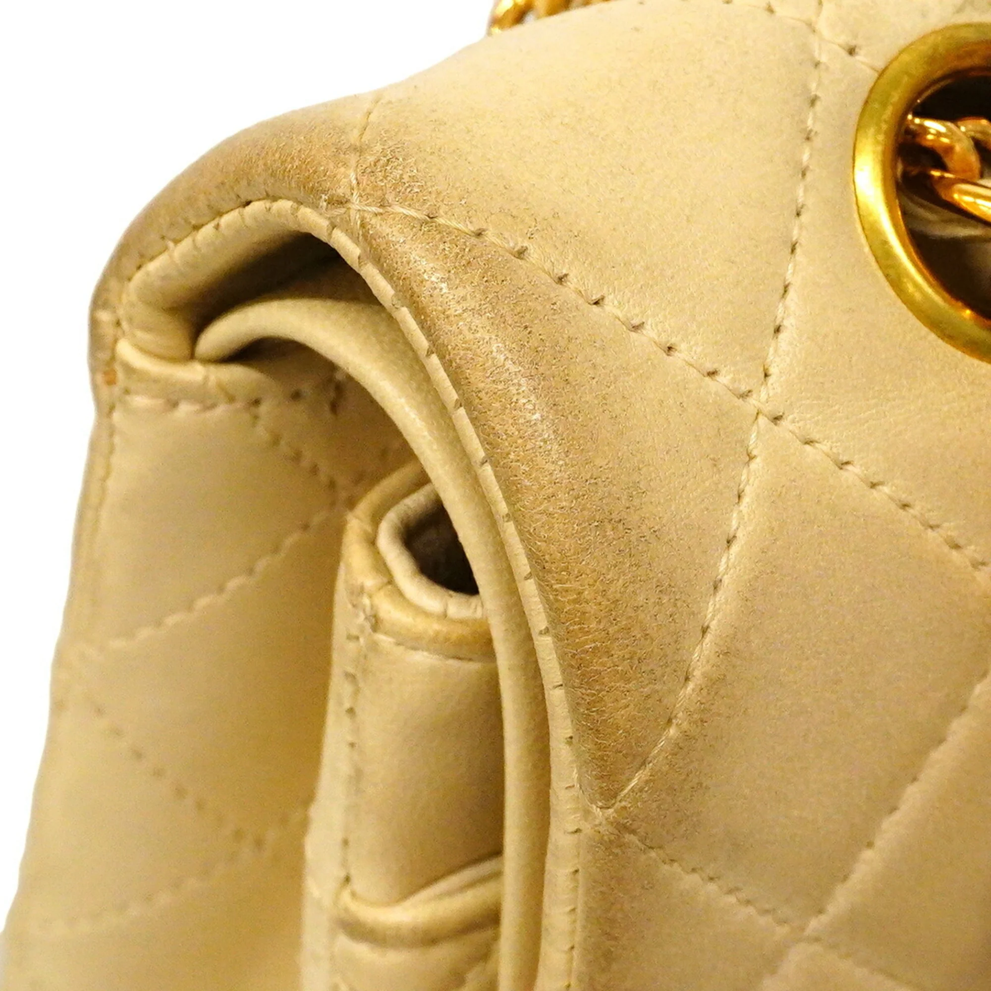 Vintage Classic Double Flap Bag Quilted Lambskin Medium - Image 6