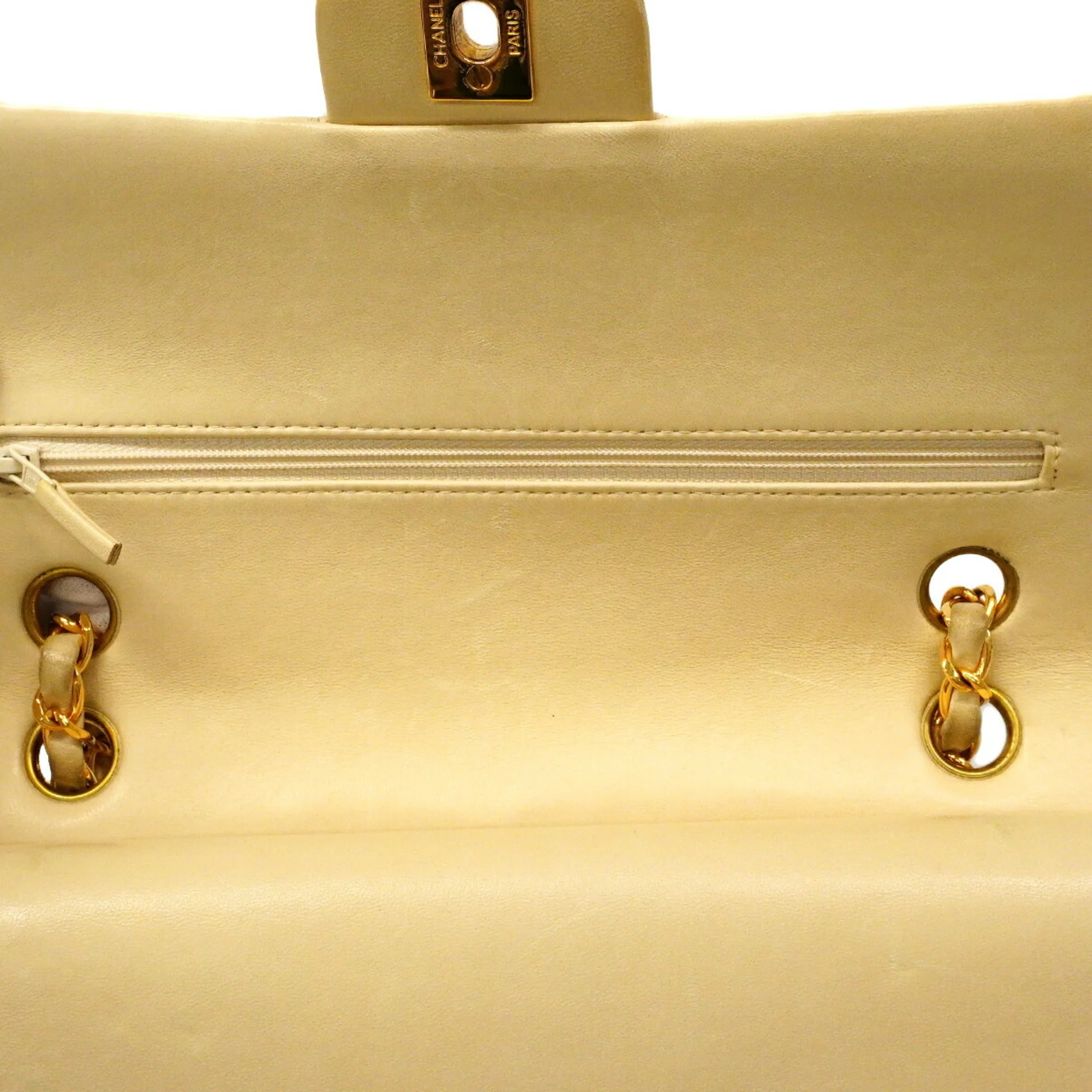 Vintage Classic Double Flap Bag Quilted Lambskin Medium - Image 9