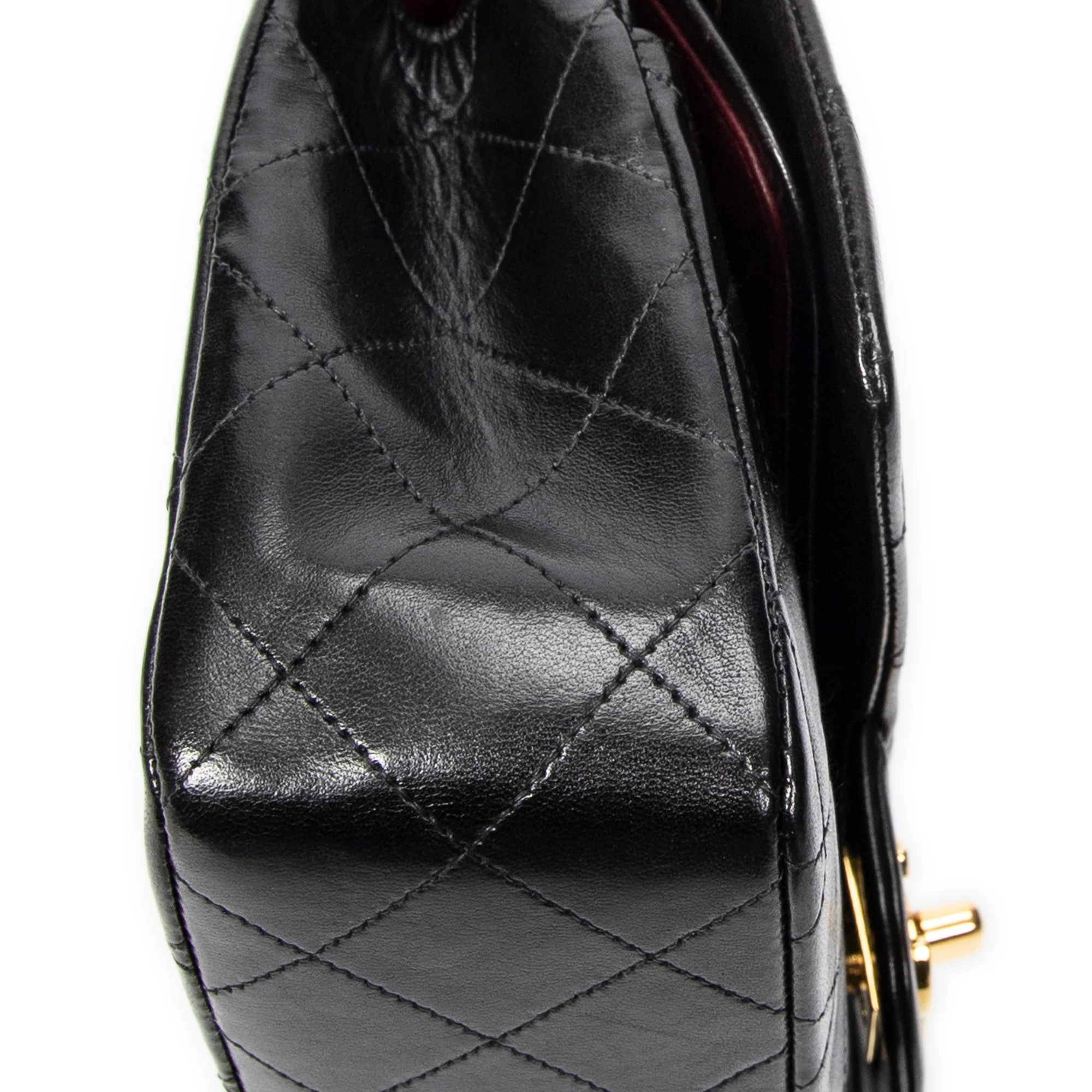 Vintage Classic Double Flap Bag Quilted Lambskin Small - Image 7