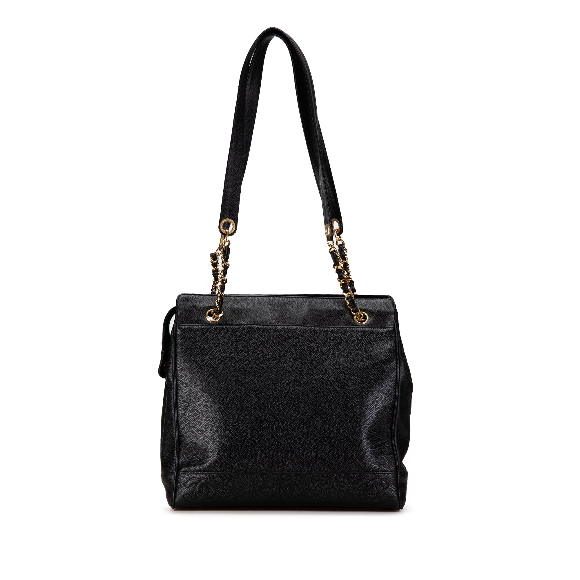Vintage Stitched CC Shoulder Bag Caviar Medium - Image 3