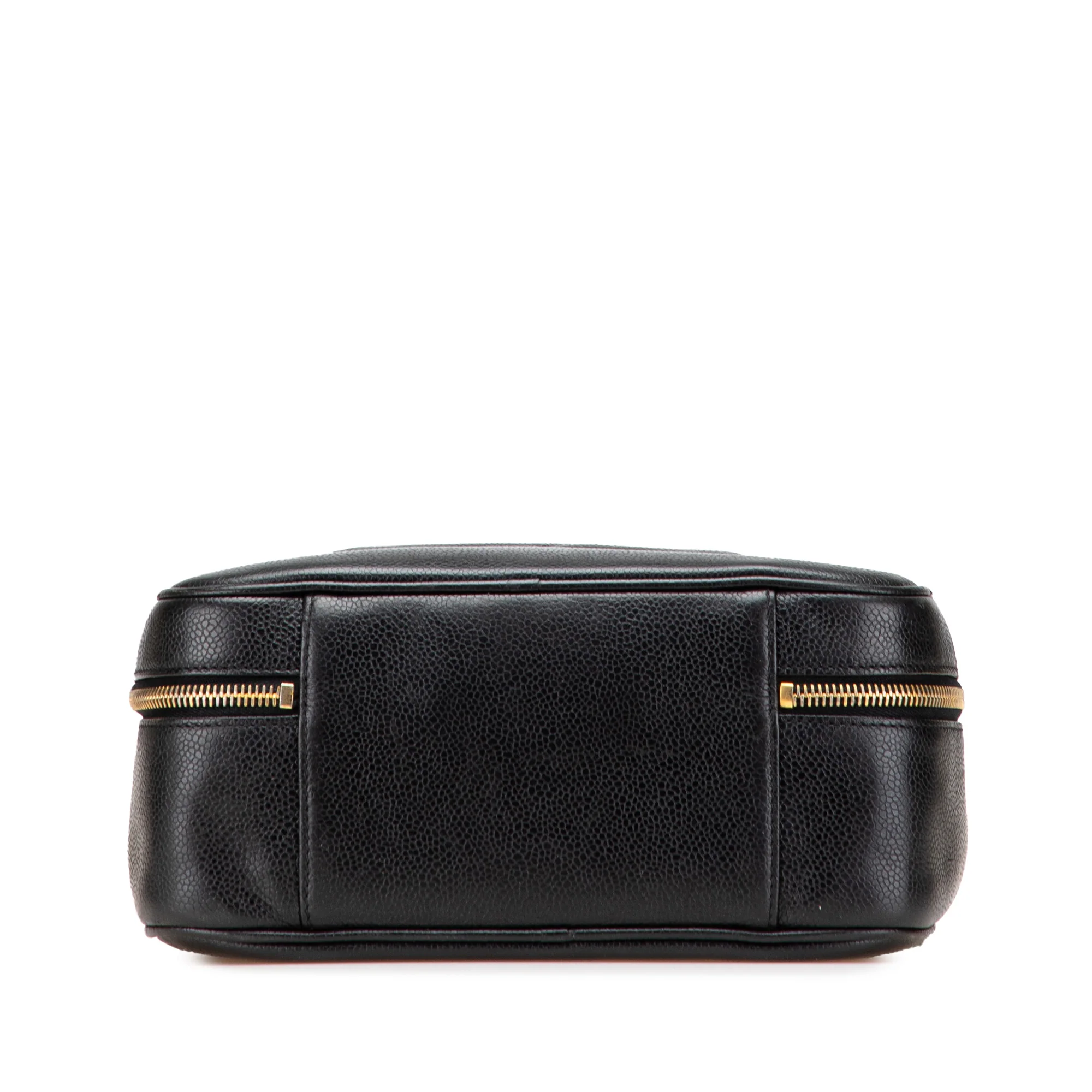 Vintage Timeless Zip Around Vanity Case Caviar Medium - Image 3