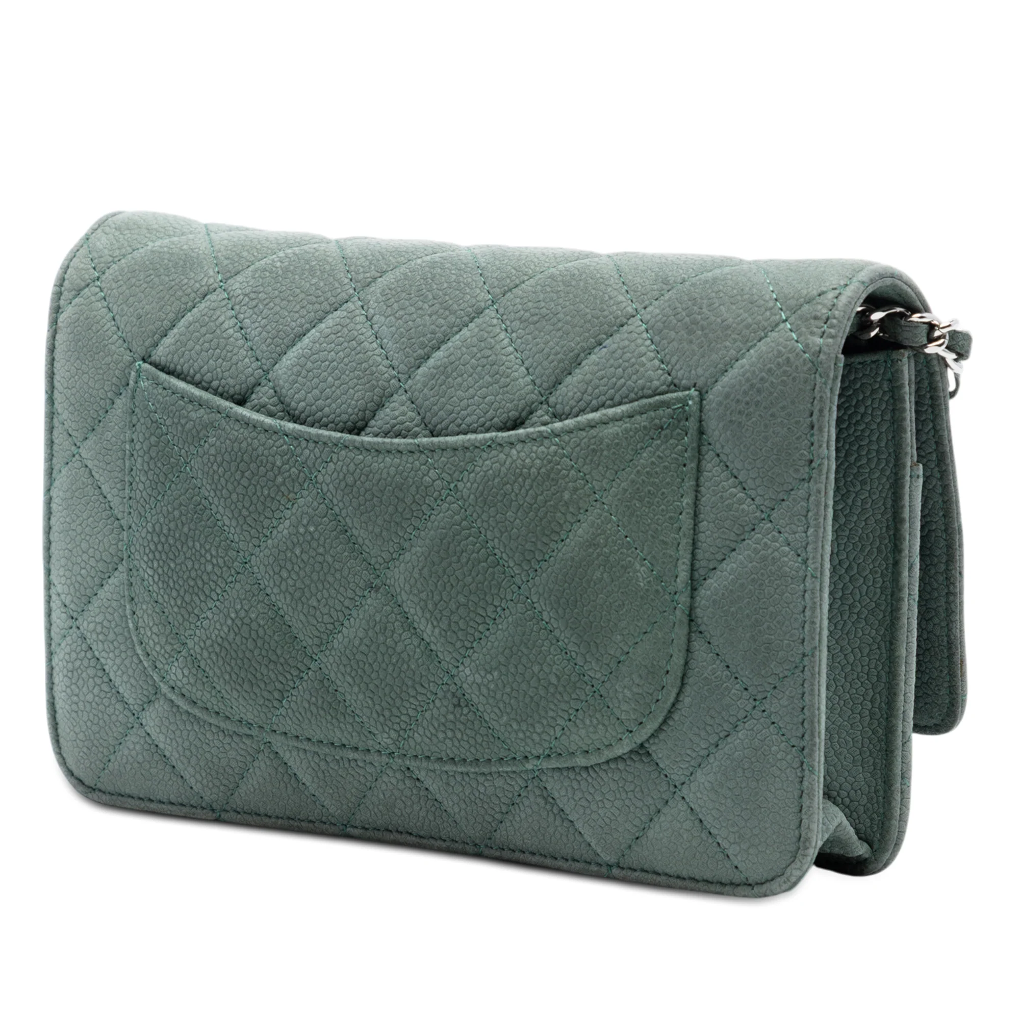 Wallet on Chain Quilted Caviar - Image 2