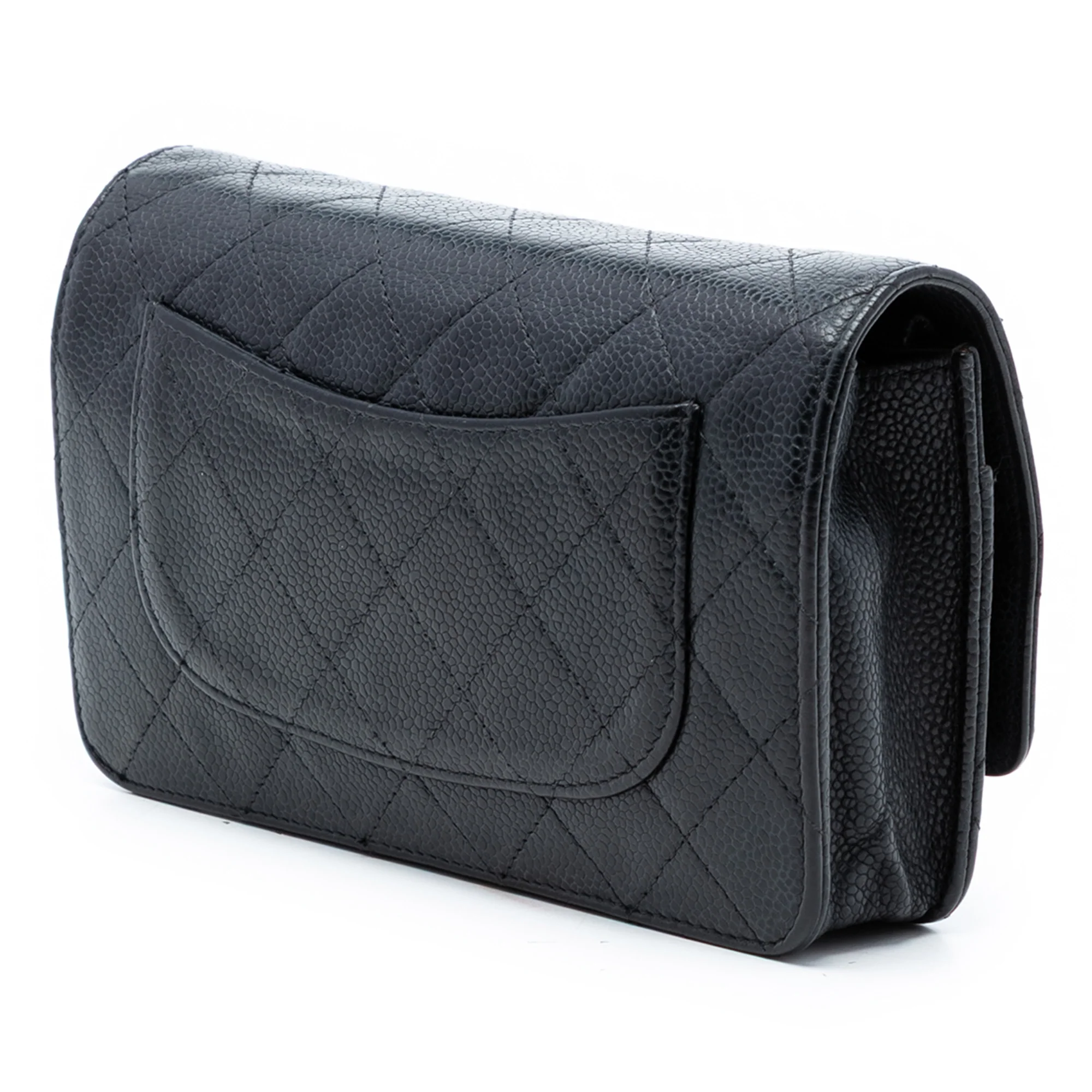 Wallet on Chain Quilted Caviar - Image 2