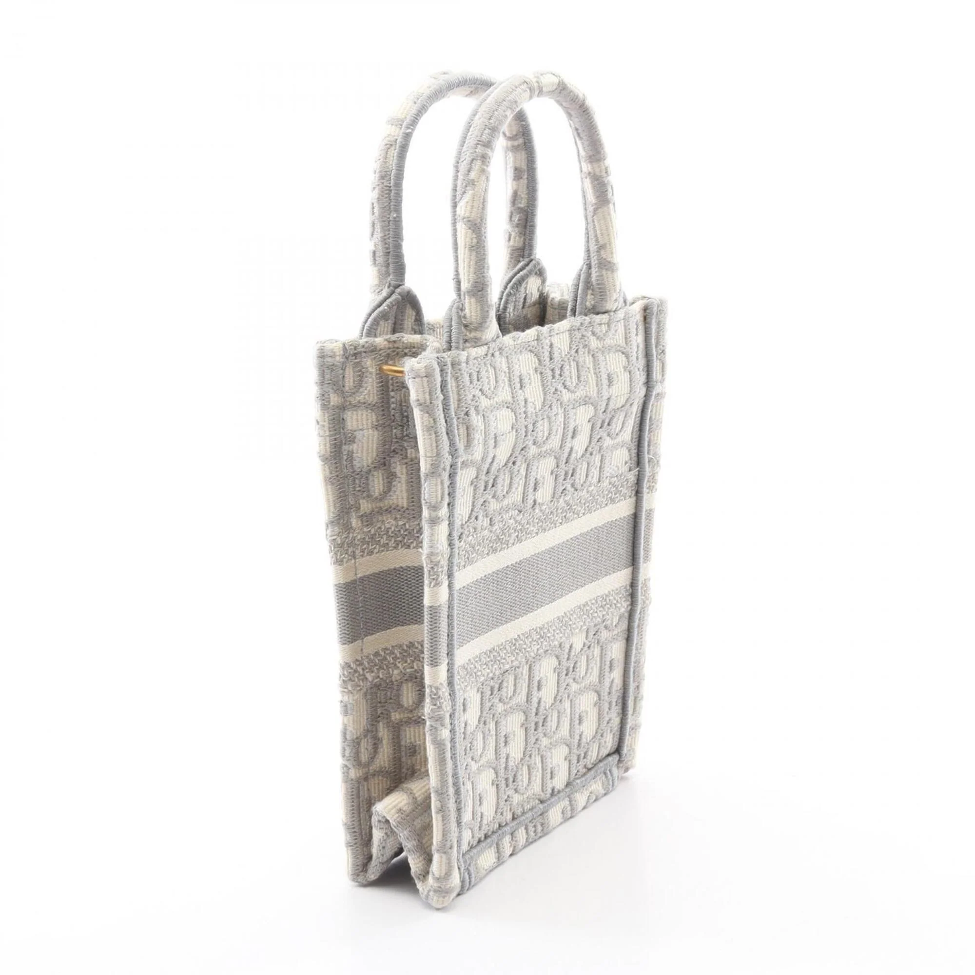 Book Tote with Strap Oblique Canvas Mini - Image 2