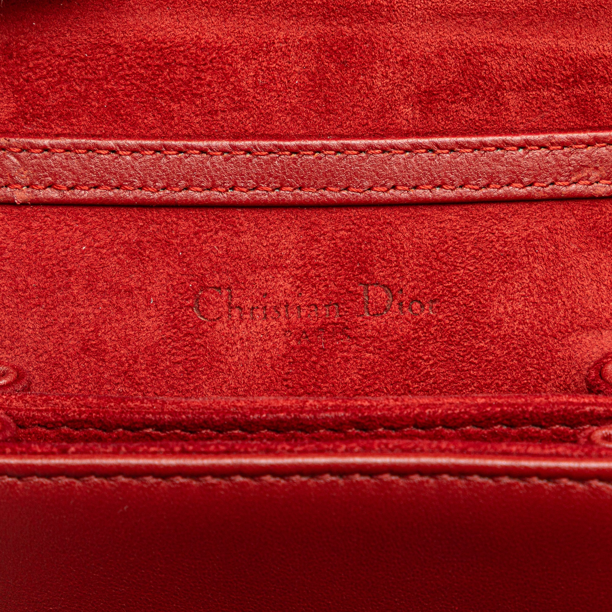 Diorama Vertical Clutch on Chain Studded Leather - Image 5