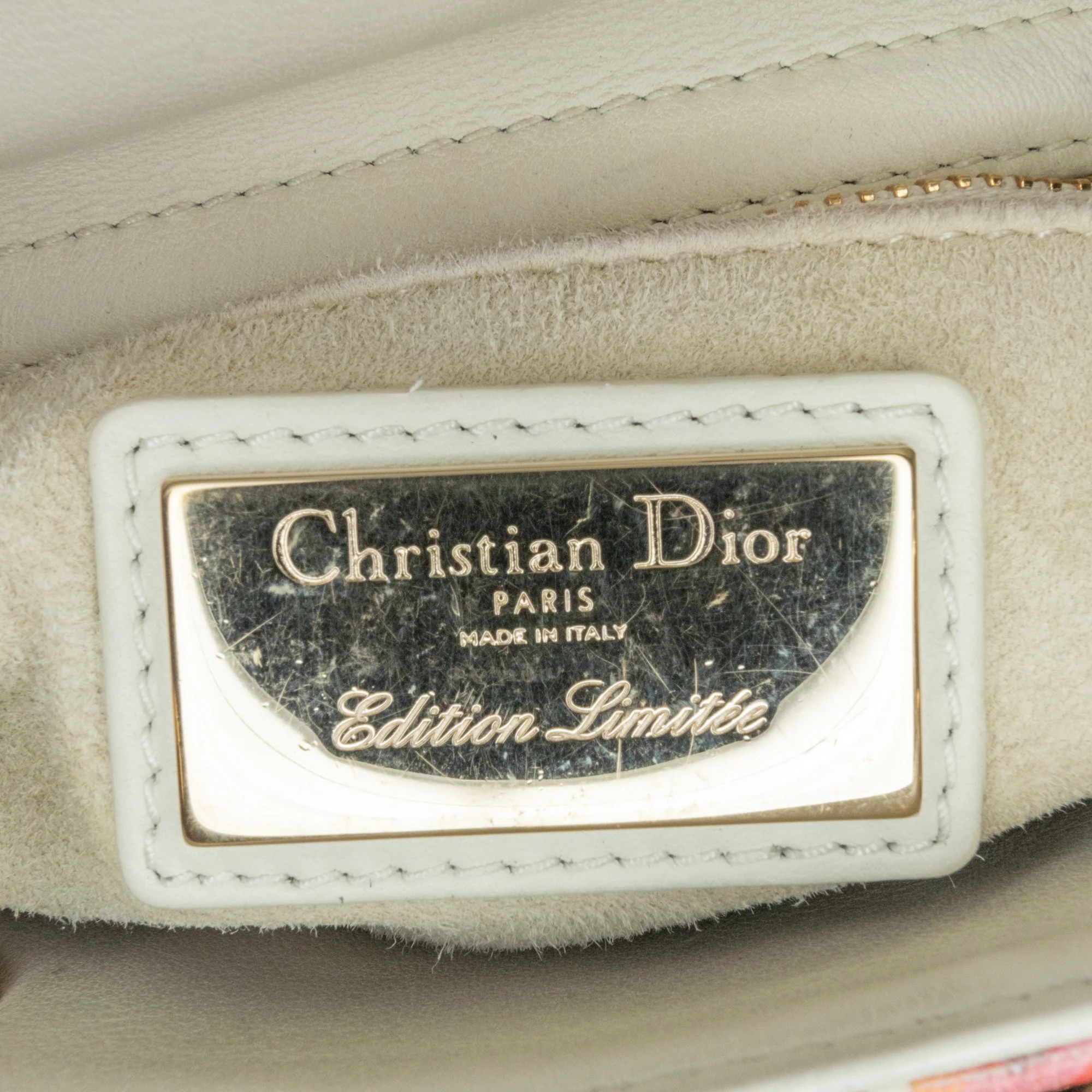 Lady Dior Bag Printed Leather Mini - Image 6