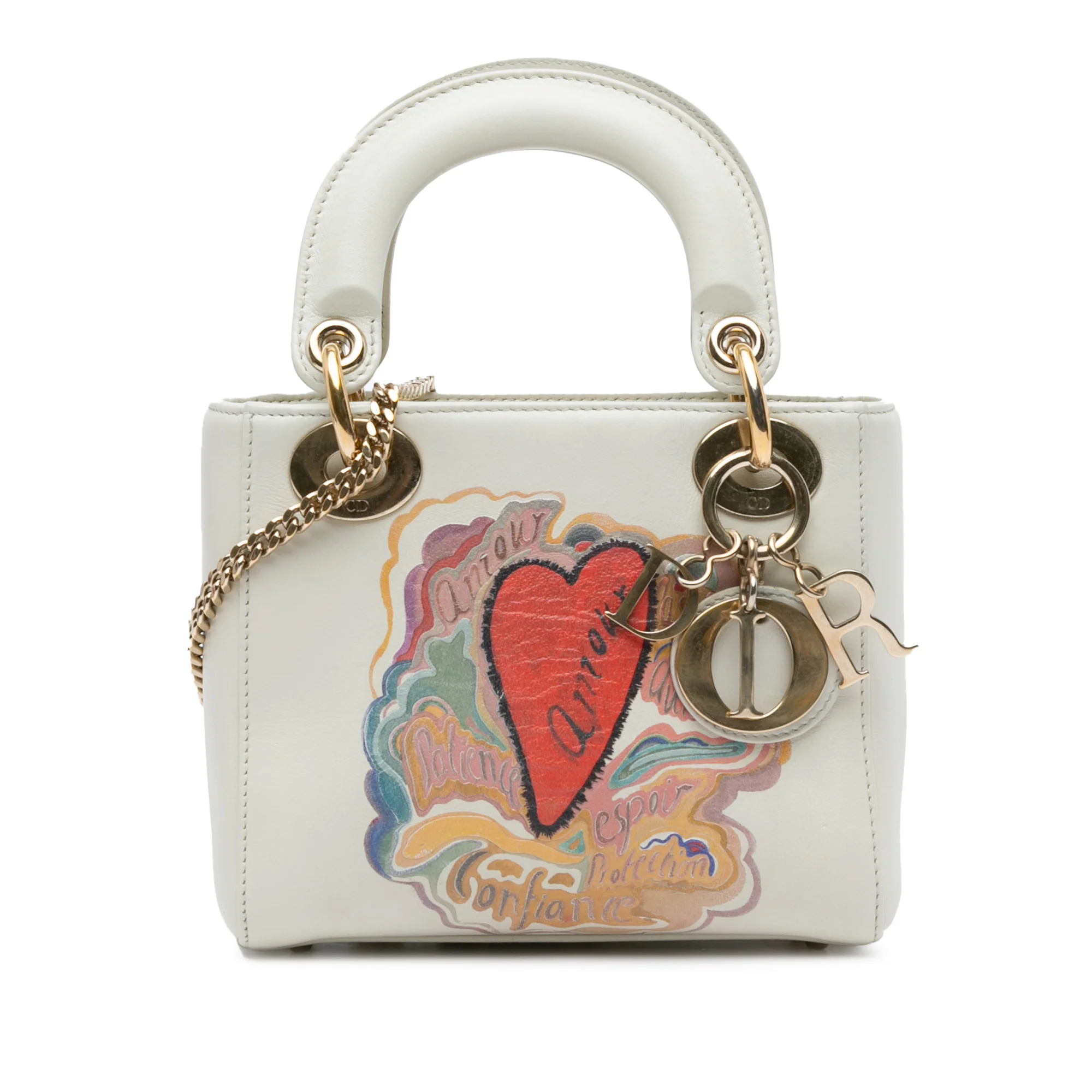 Lady Dior Chain Bag Limited Edition Niki de Saint Phalle Printed Leather Mini