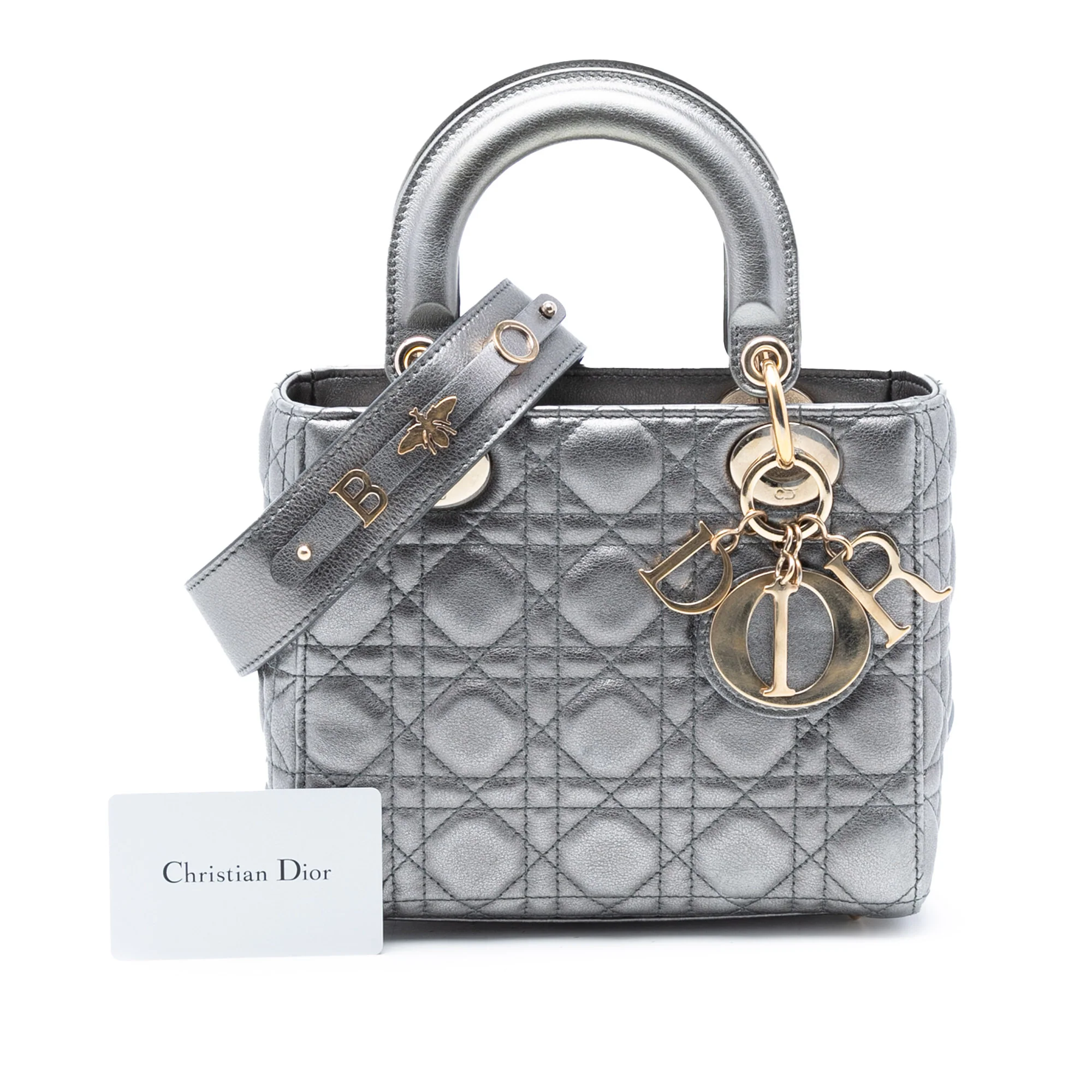 My ABCDior Lady Dior Bag Cannage Quilt Lambskin - Image 8