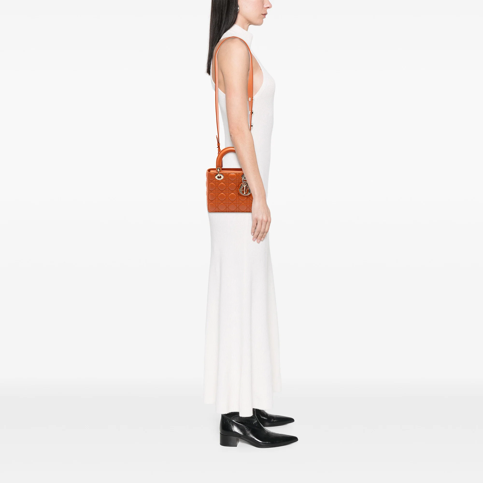 My ABCDior Lady Dior Bag Cannage Quilt Lambskin - Image 6