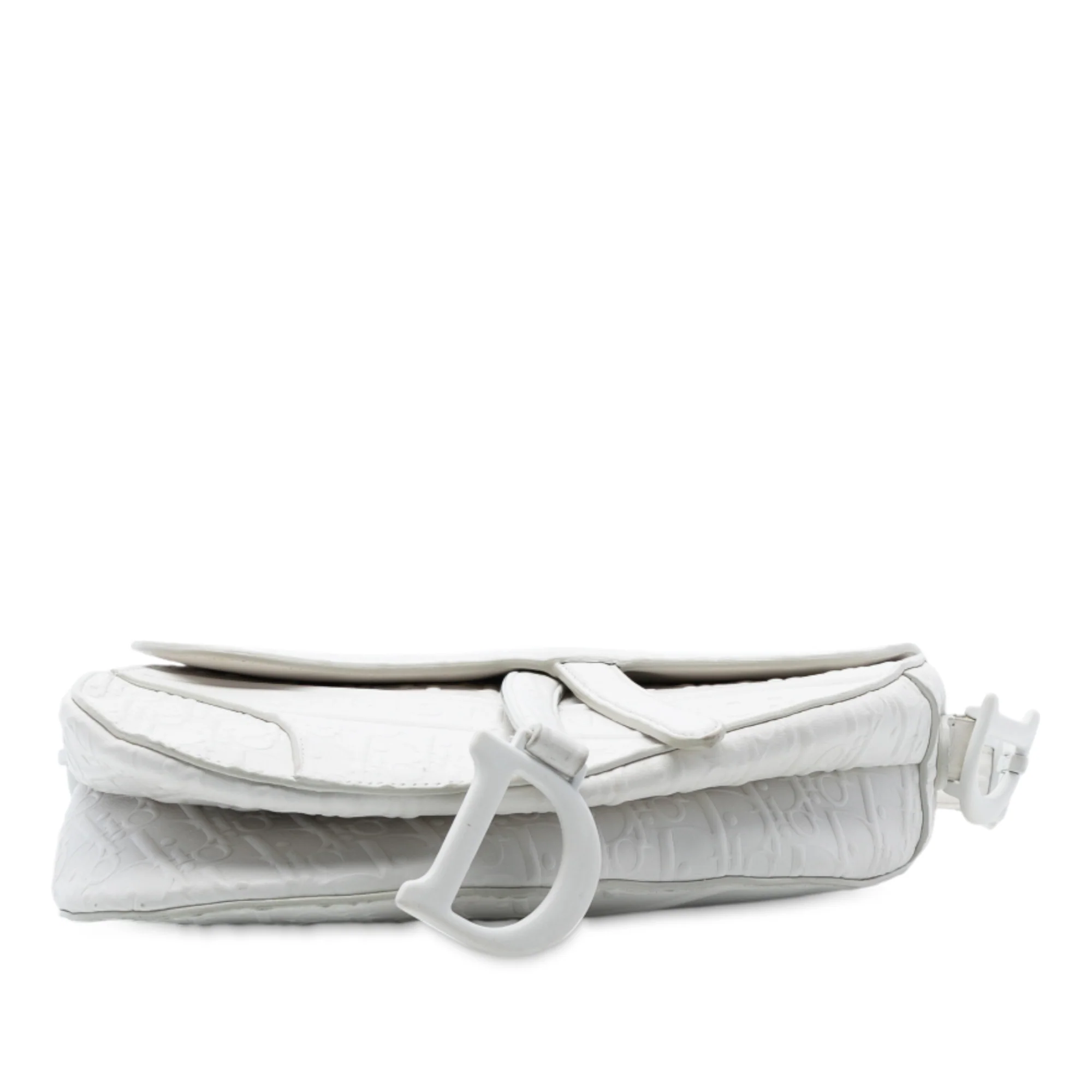 Saddle Handbag Oblique Embossed Calfskin Medium - Image 3