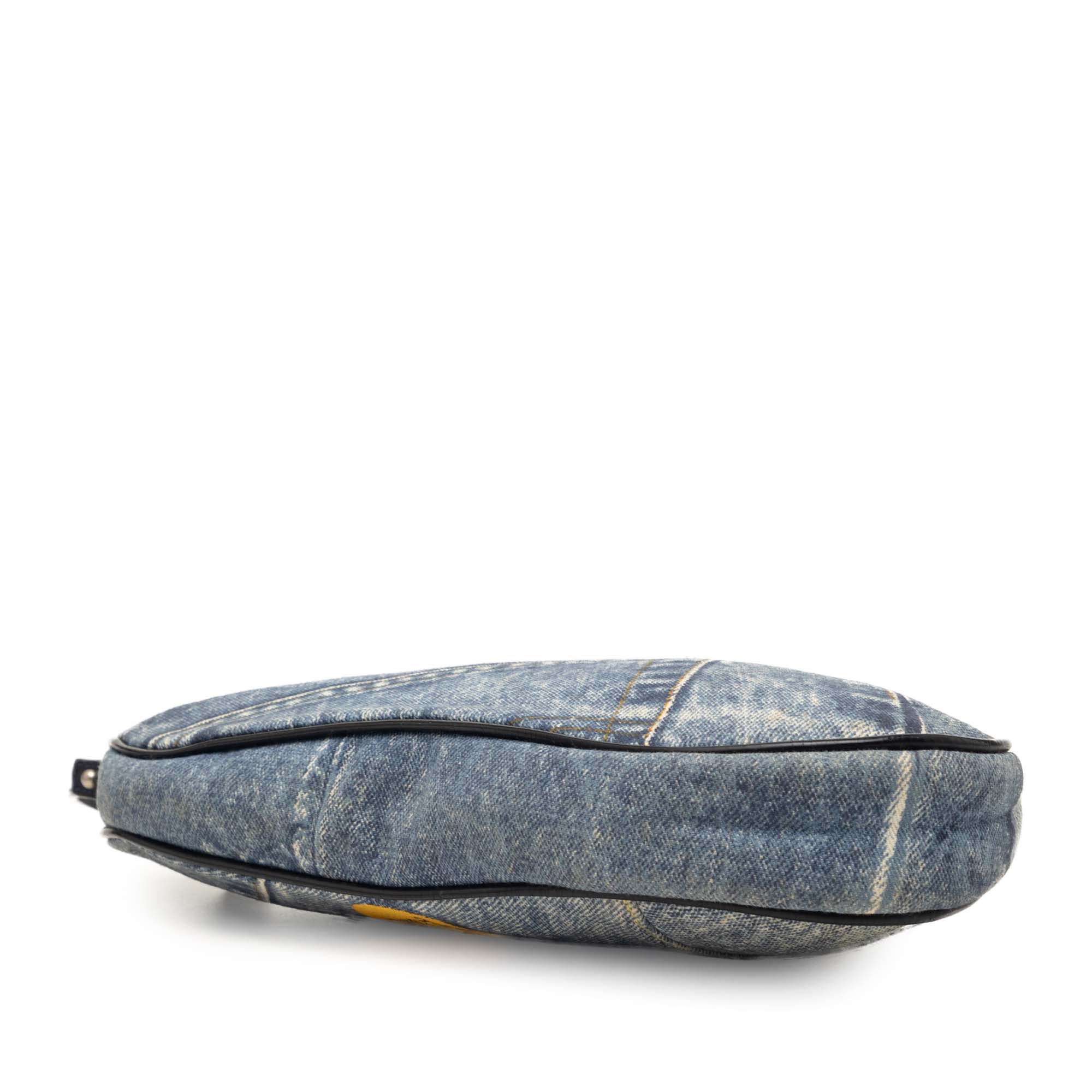 Vintage Saddle Bag Printed Denim Mini - Image 3