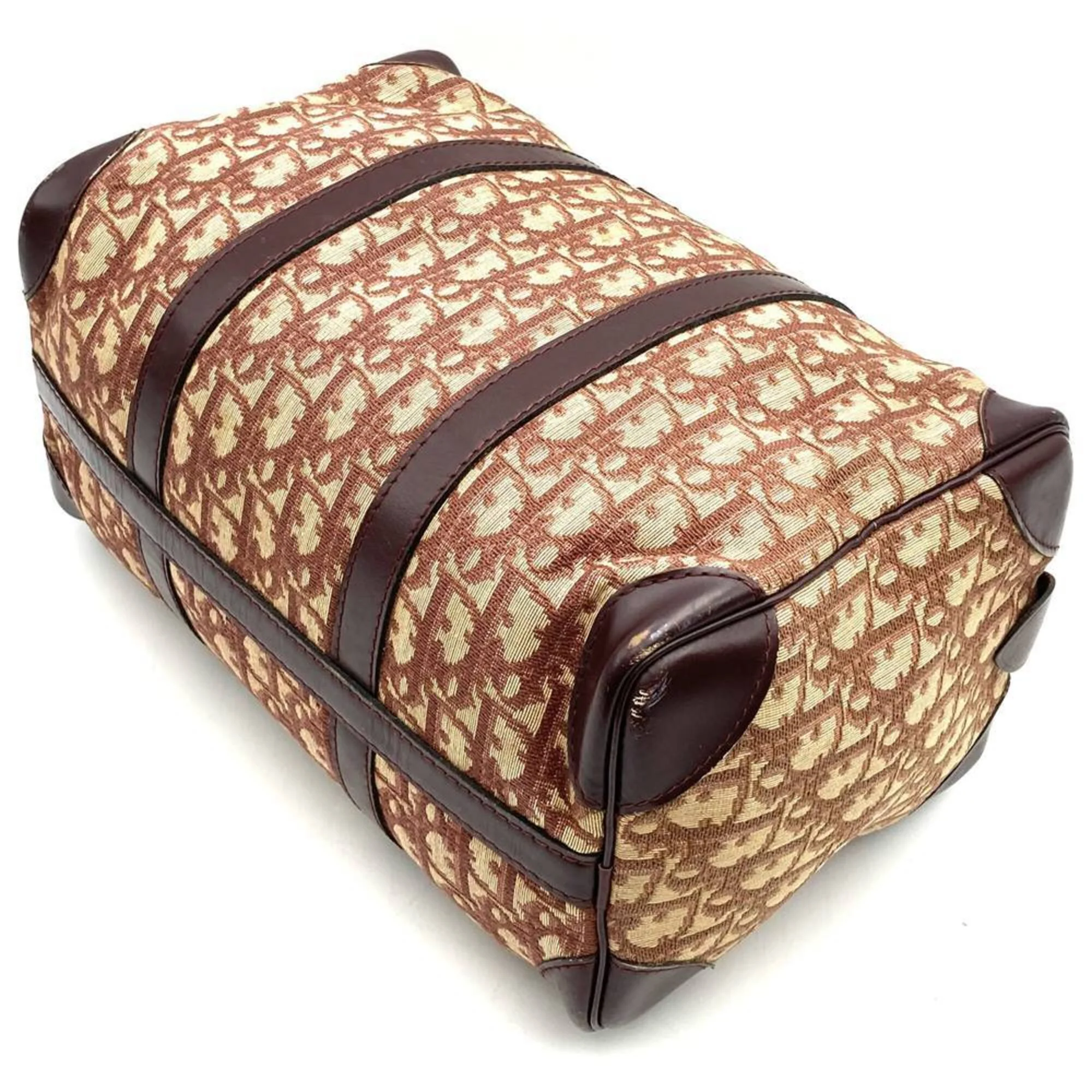 Vintage Trotter Boston Bag Diorissimo Canvas Medium - Image 2