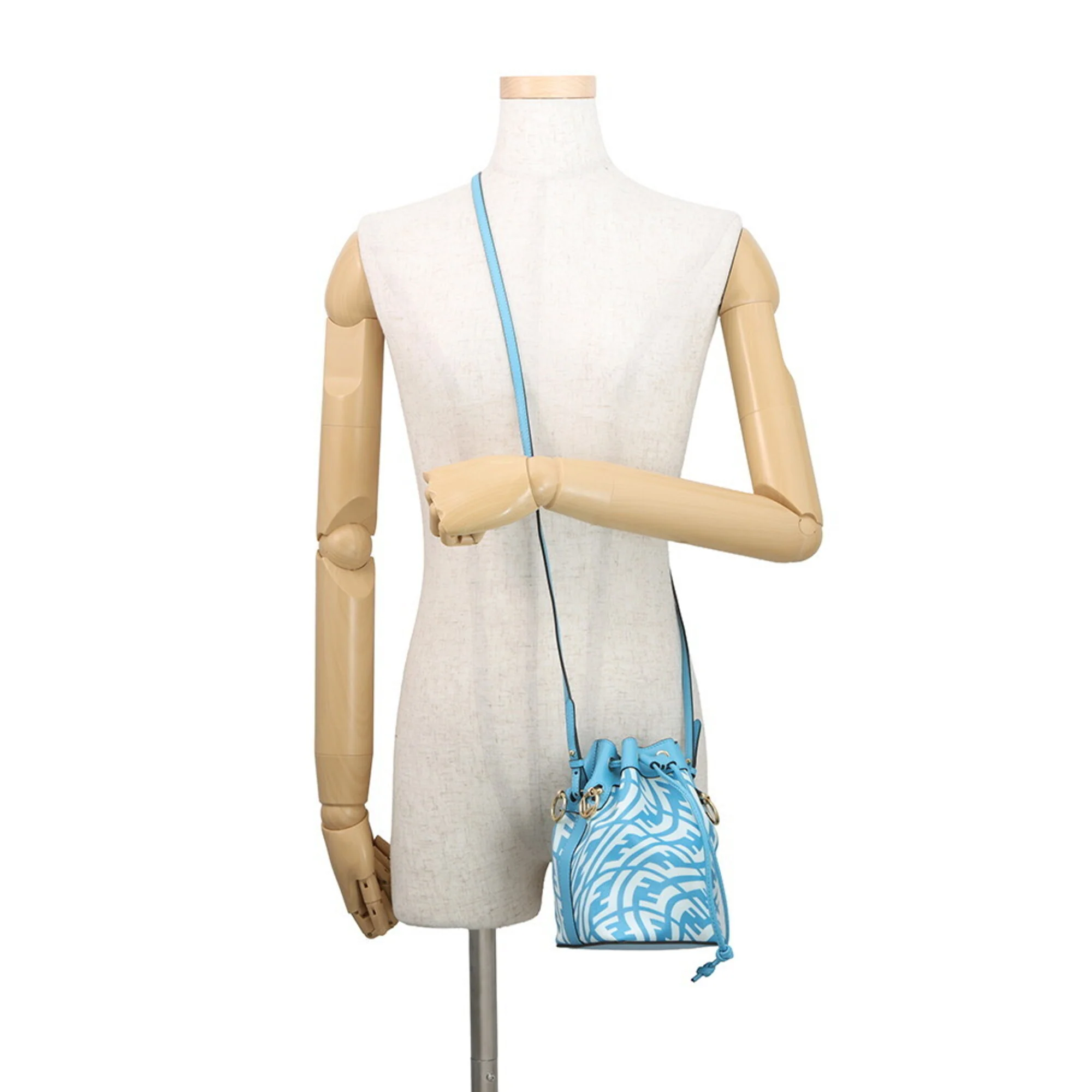 Mon Tresor Bucket Bag Vertigo Zucca Coated Canvas Mini - Image 5