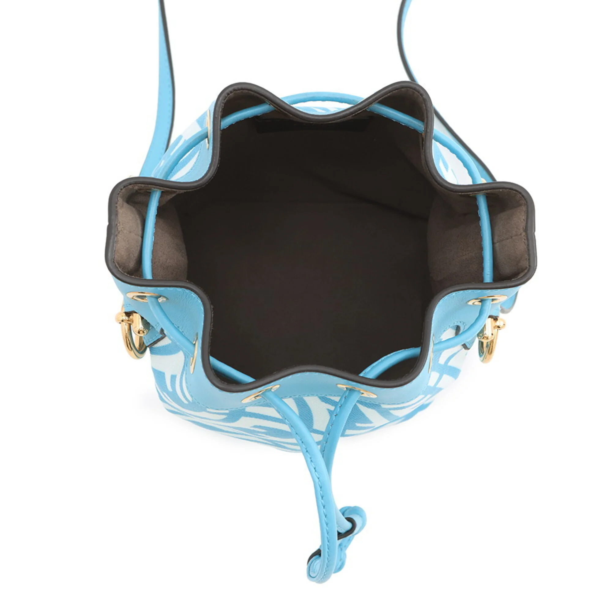 Mon Tresor Bucket Bag Vertigo Zucca Coated Canvas Mini - Image 6