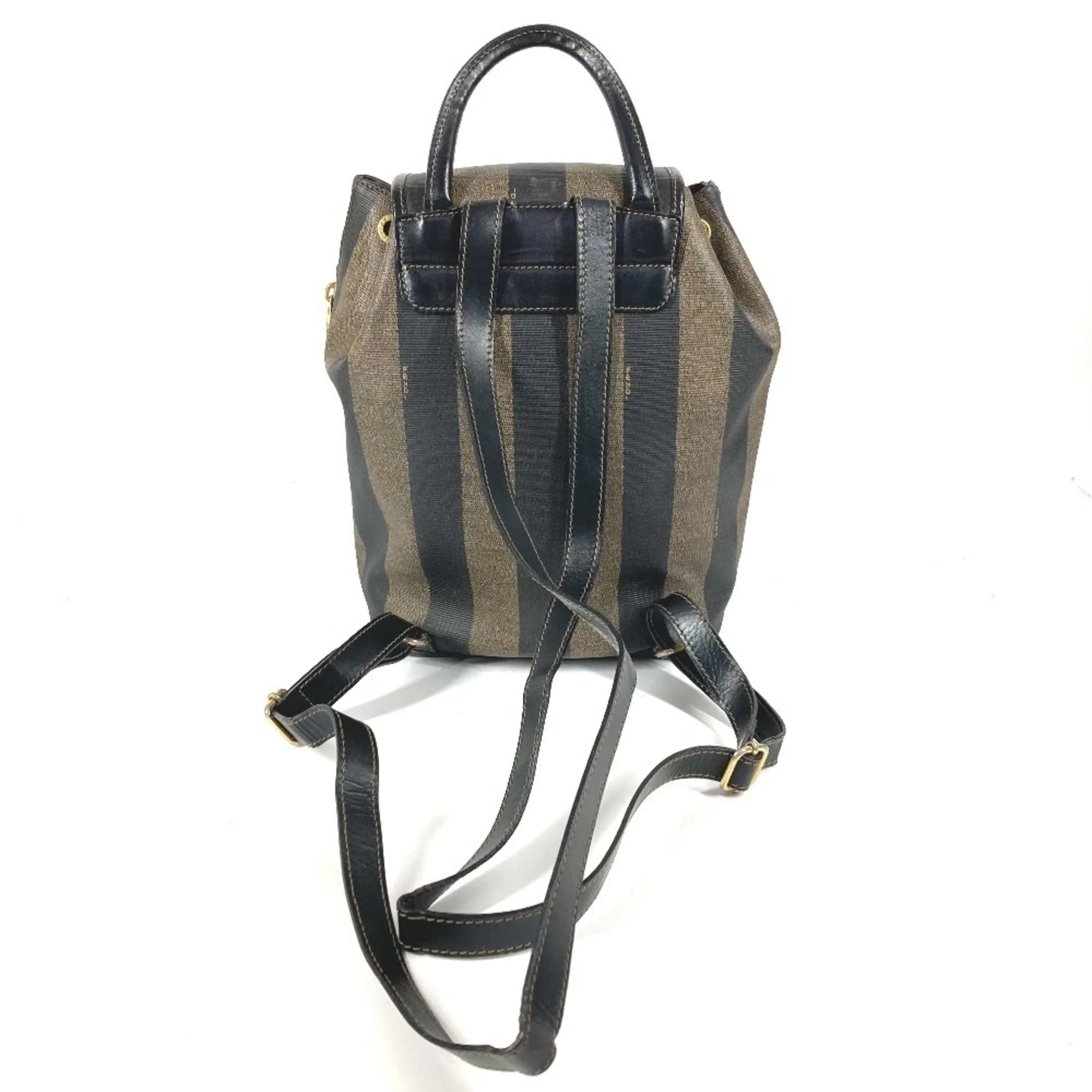 Pequin Front Pocket Backpack Coated Canvas Medium - Image 2