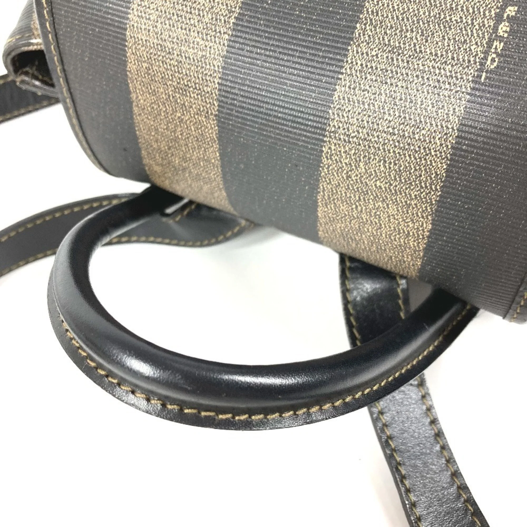 Pequin Front Pocket Backpack Coated Canvas Medium - Image 8