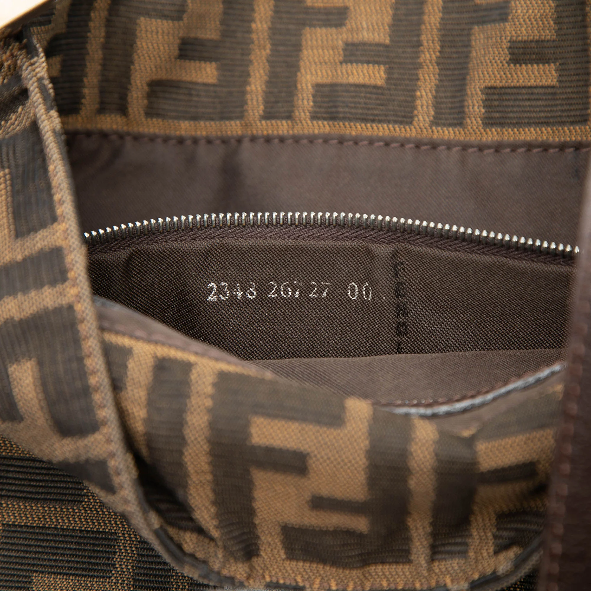Vintage Shoulder Bag Zucca Canvas Medium - Image 6
