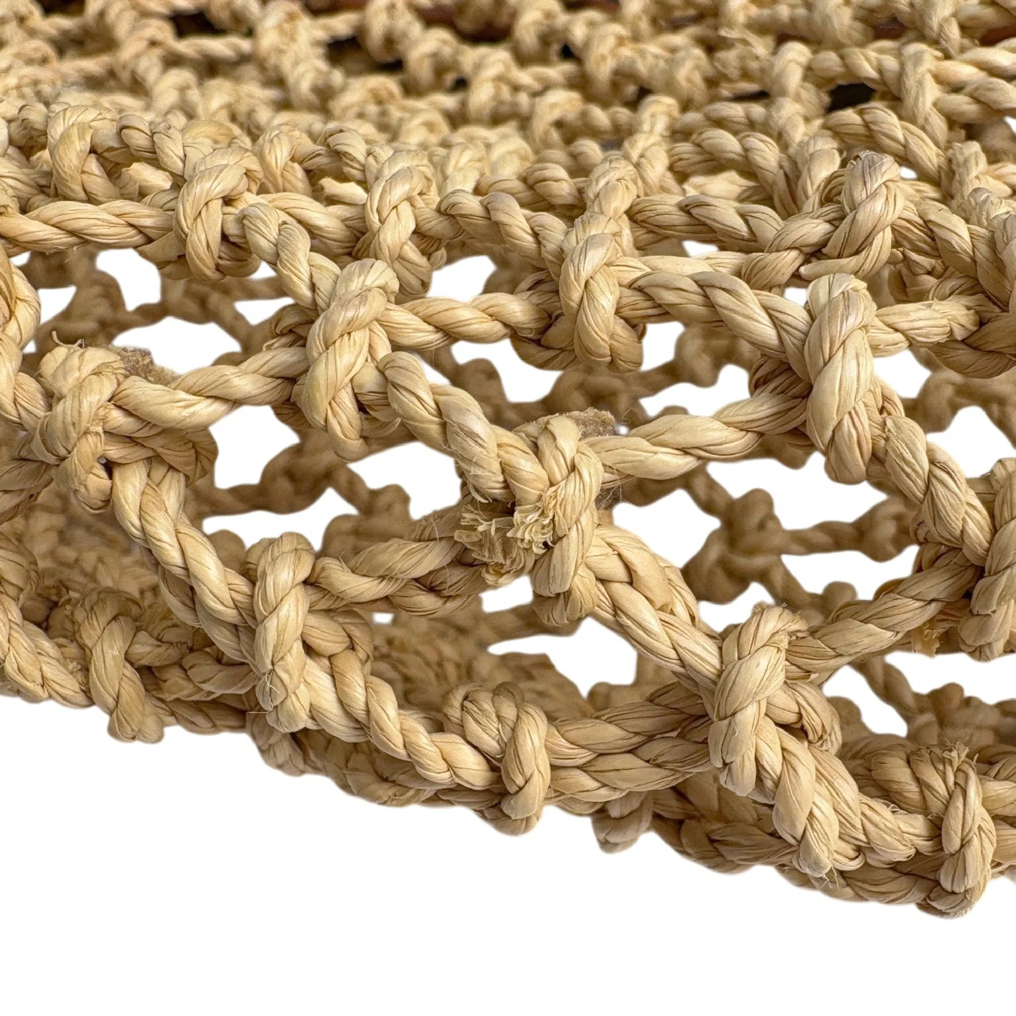 Aligre Bag Raffia Net with Coated Canvas - Image 6