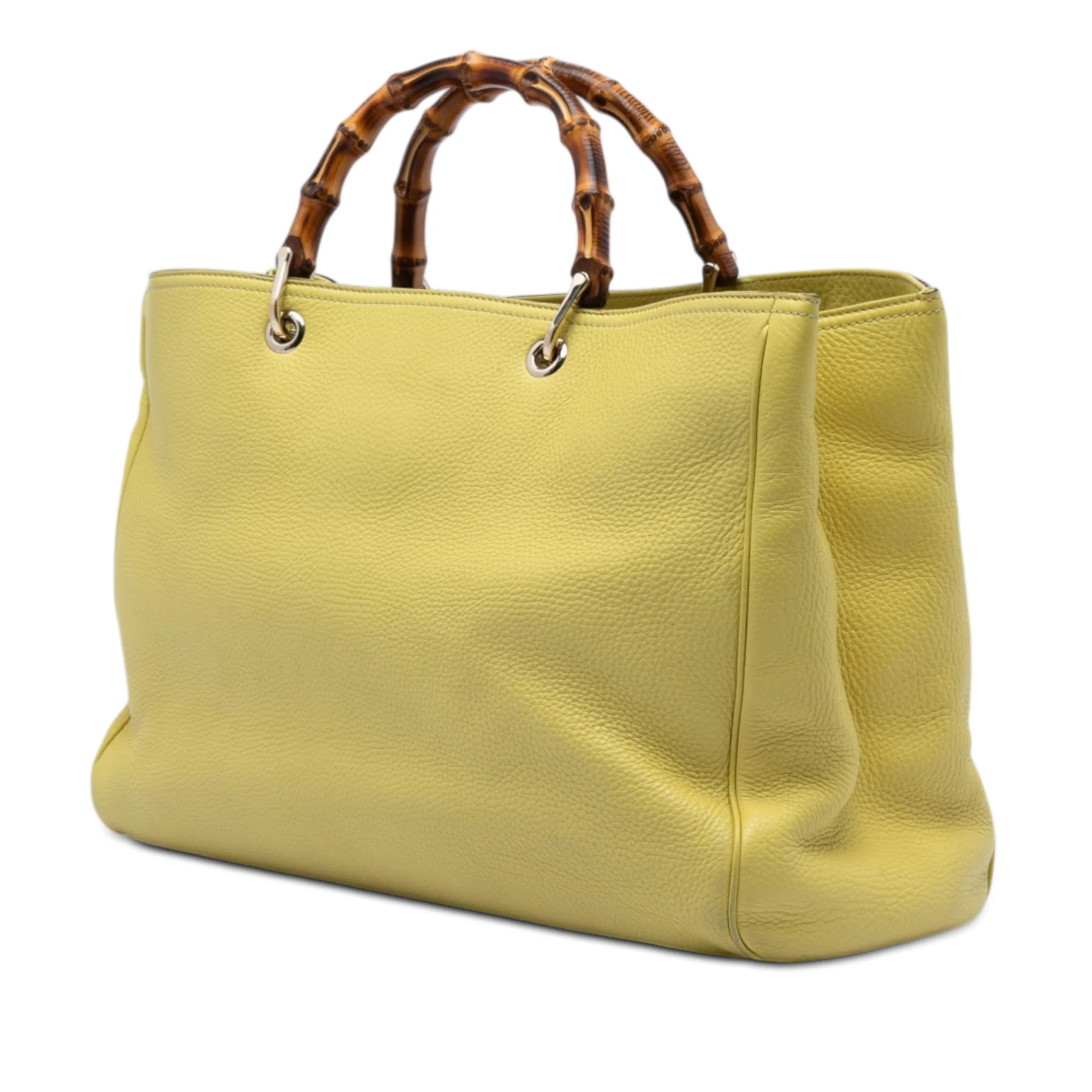 Bamboo Shopper Tote Leather Large - Image 2