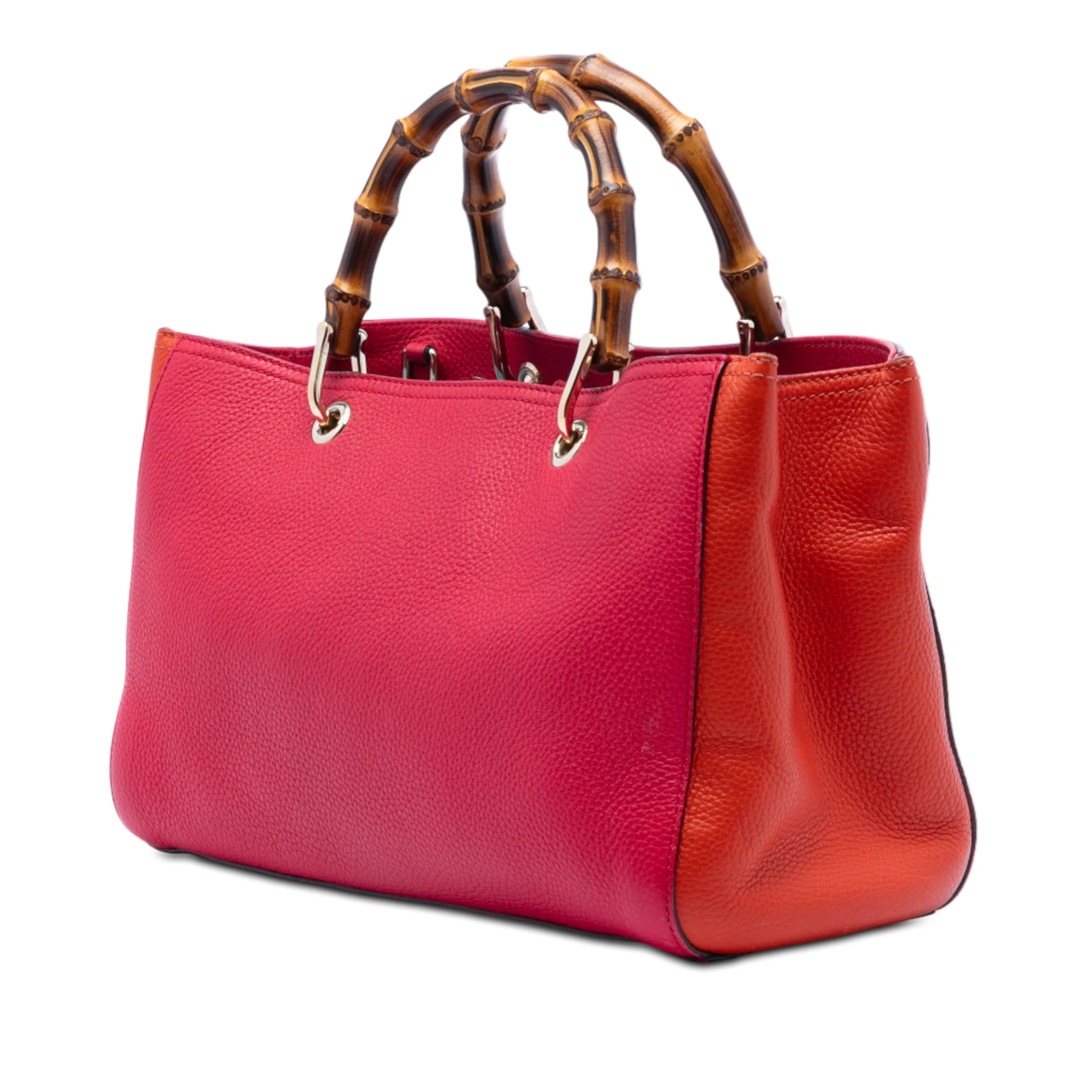 Bamboo Shopper Tote Leather Medium - Image 2