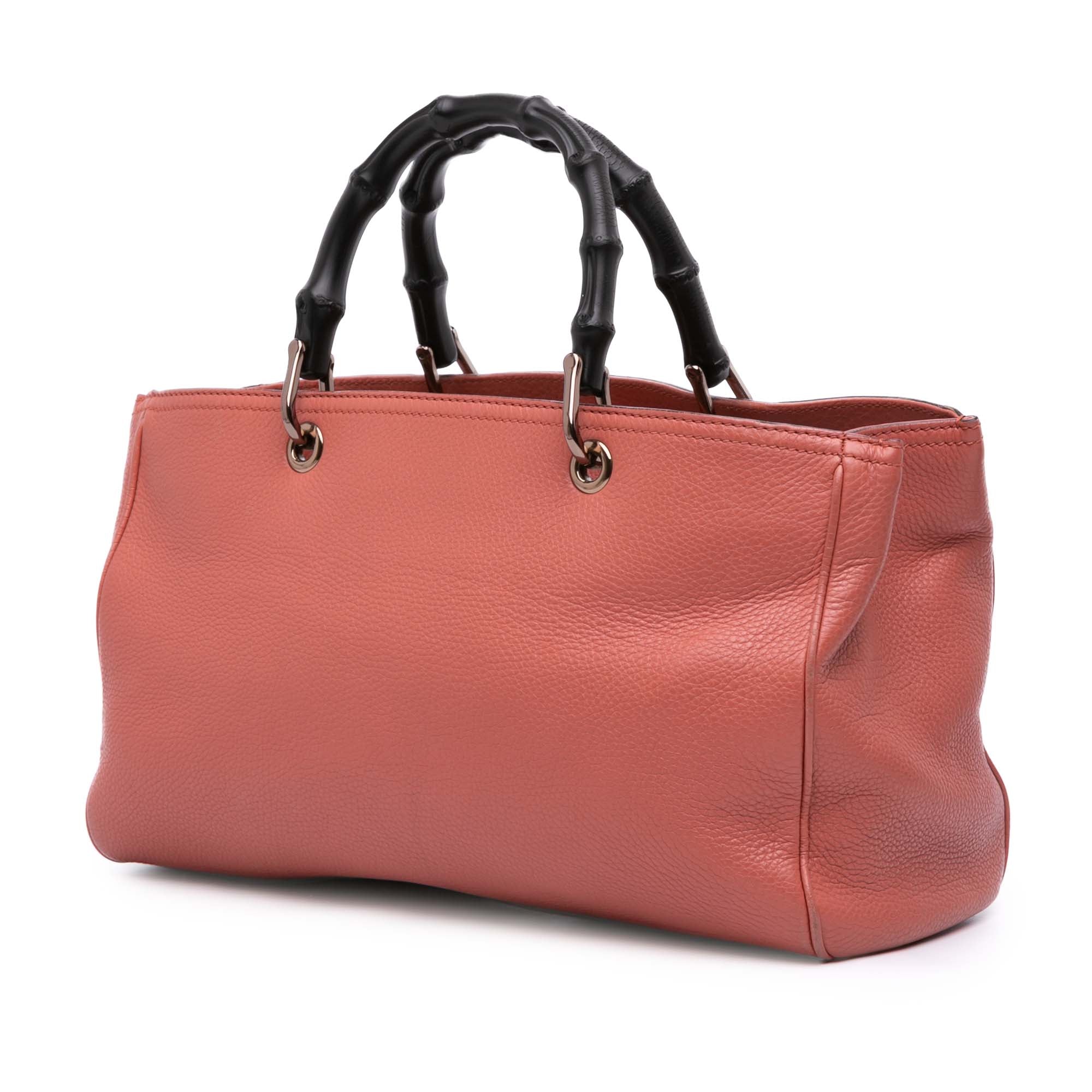 Bamboo Shopper Tote Leather Medium - Image 2